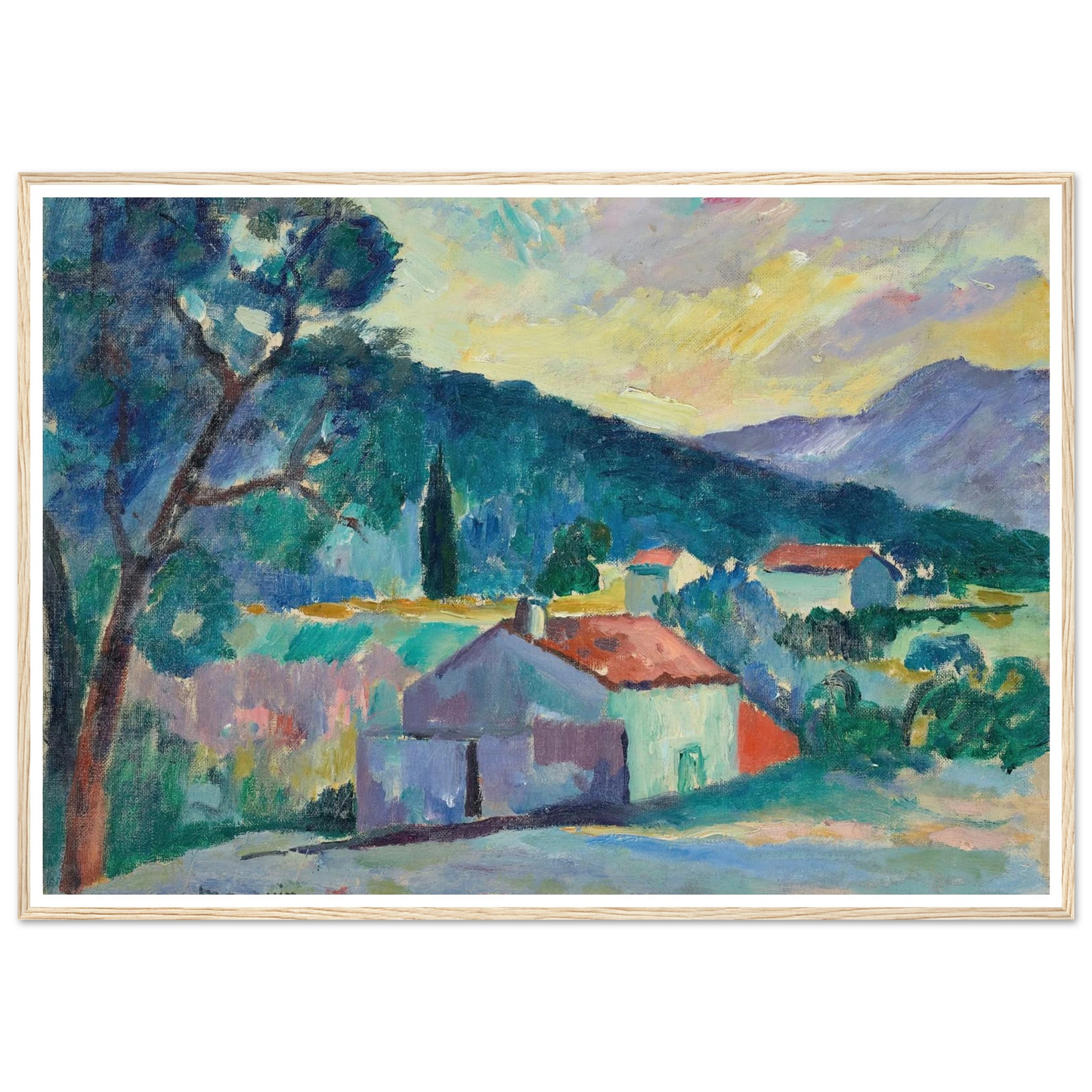 Le Mas à Saint-Tropez (1905) Art Print | Henri Manguin-Quipham Collections