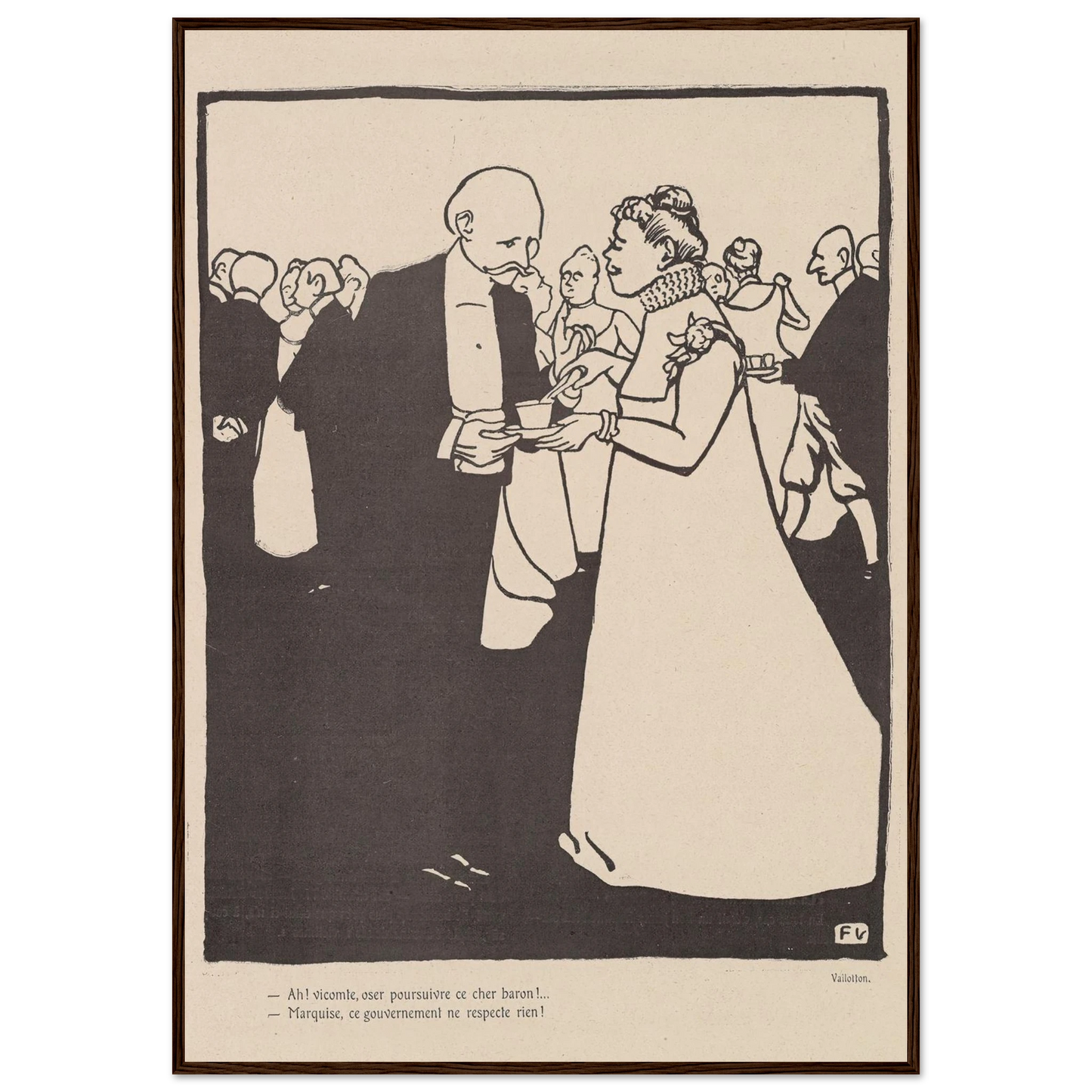 1er août 1903. Art Print | Felix Vallotton-Quipham Collections