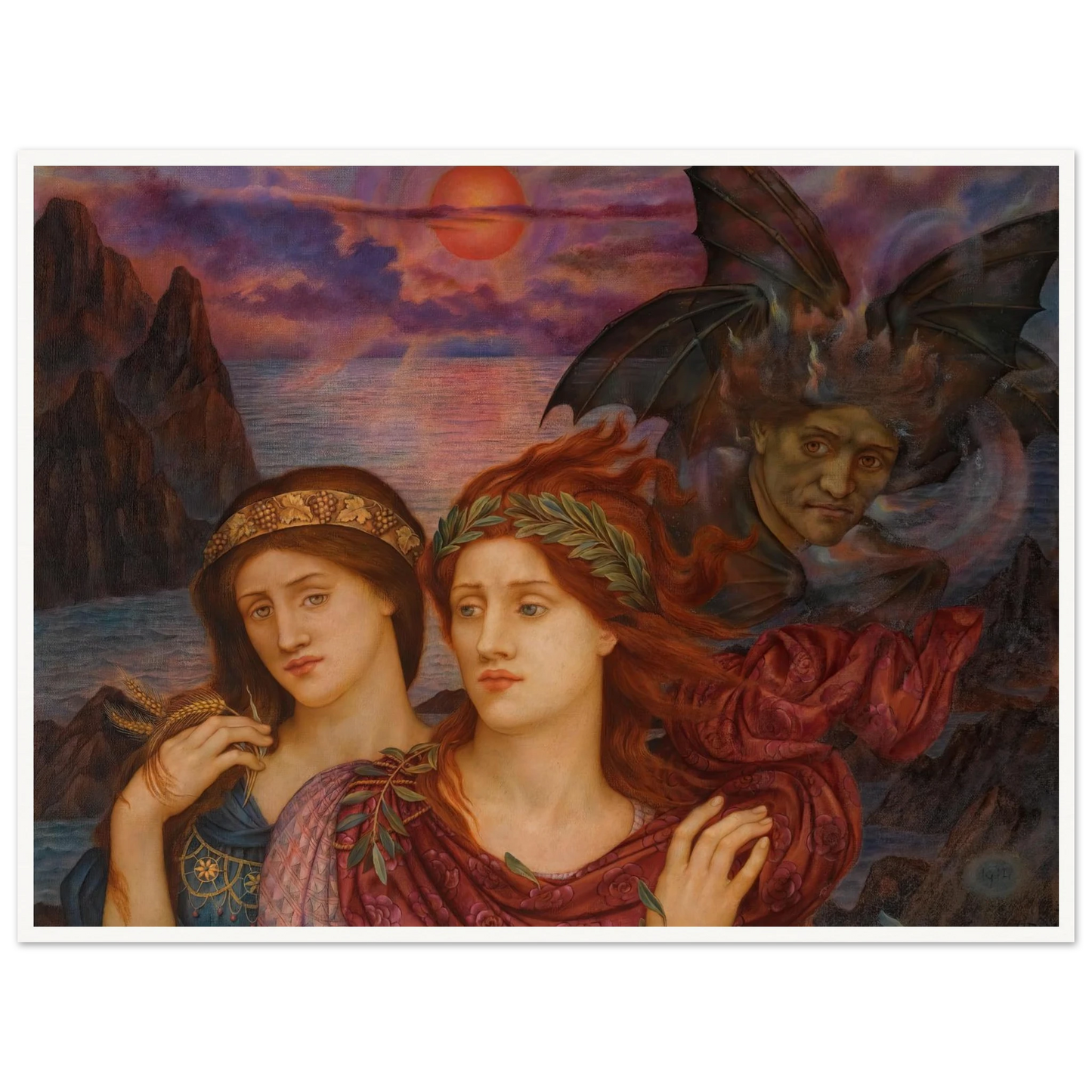 The Vision (1914) Art Print | Evelyn de Morgan-Quipham Collections