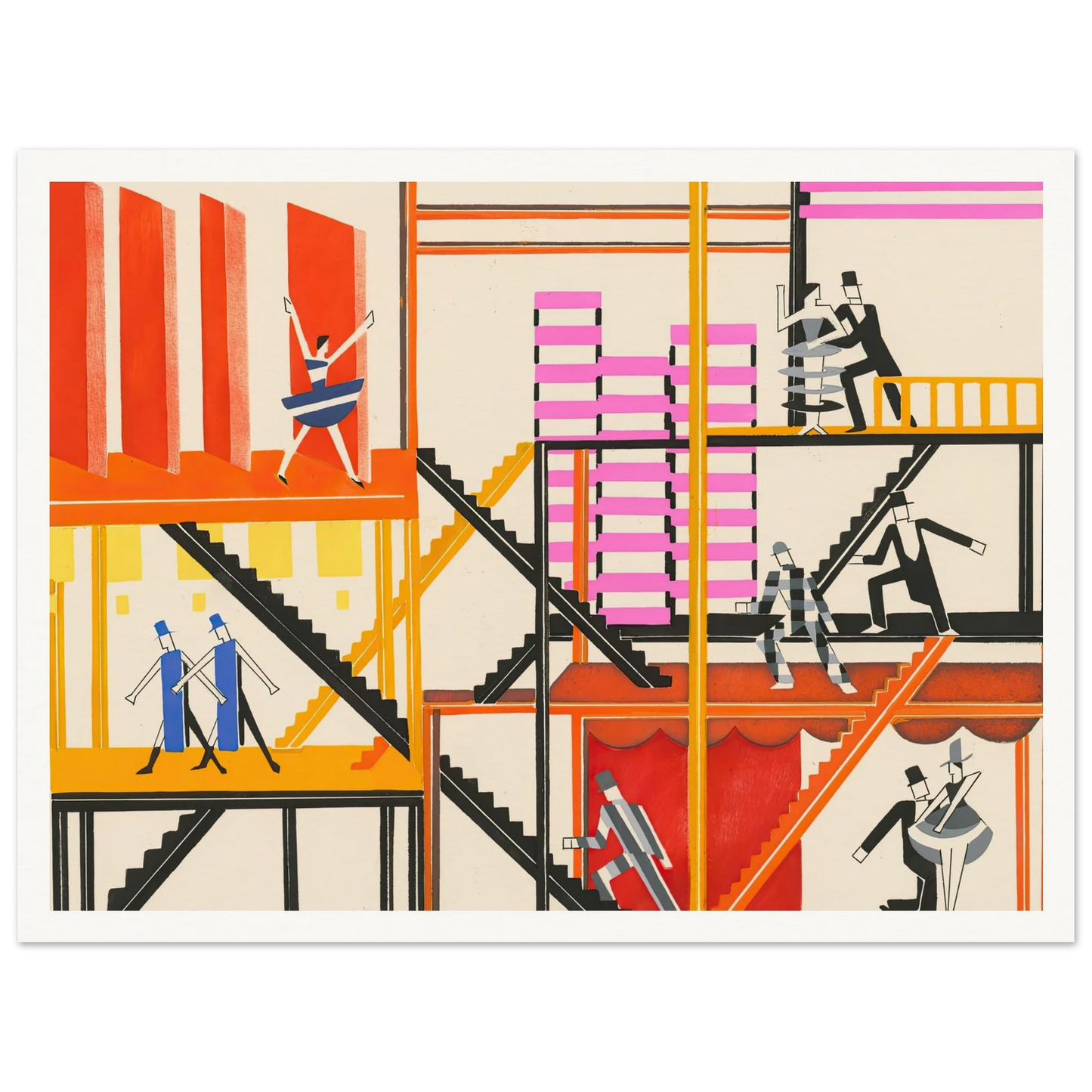 Maquettes dé Théatre 4 Art Print | Alexandra Exter-Quipham Collections