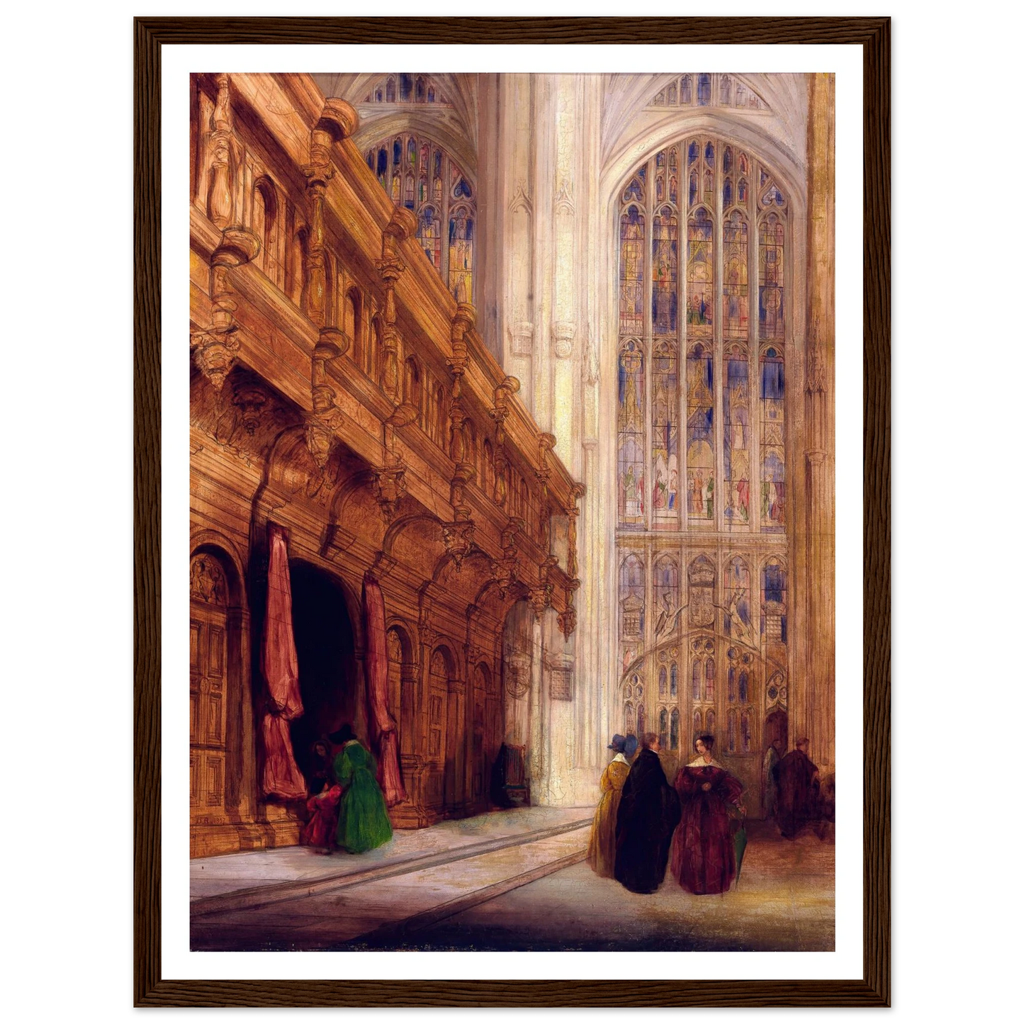 King’s College Chapel–Cambridge Art Print | David Roberts-Quipham Collections