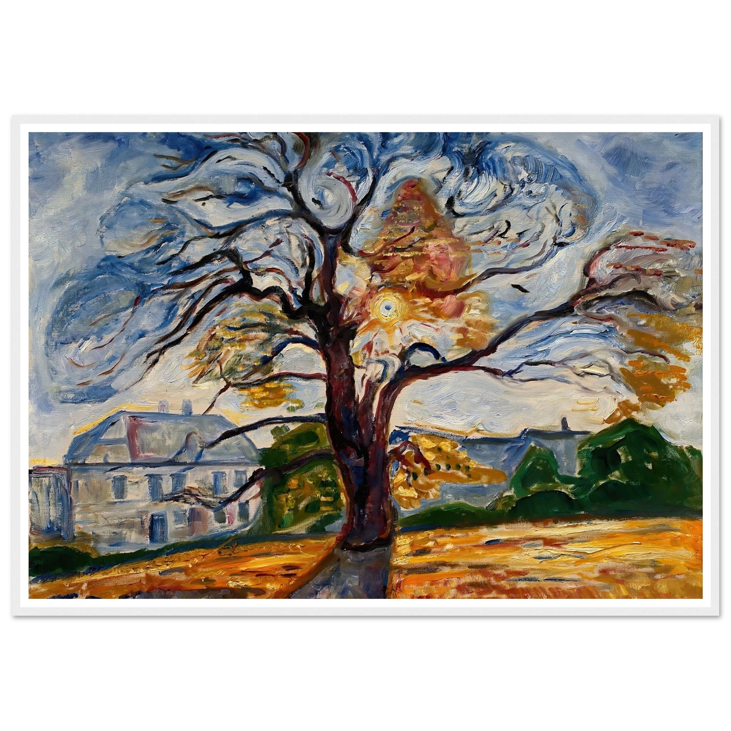 The Oak (1906) Art Print | Edvard Munch-Quipham Collections