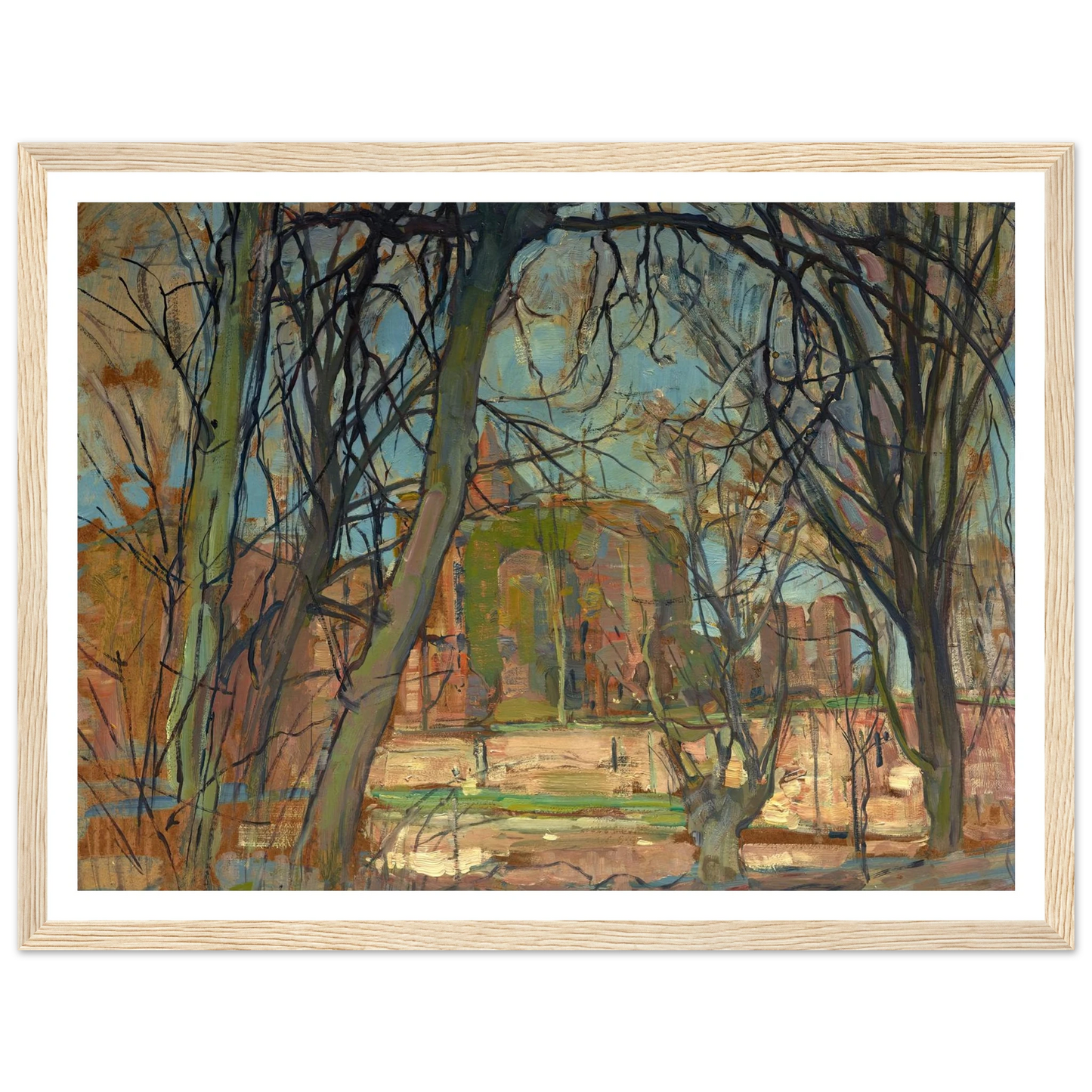 Spring Sun (Lentezon); Castle Ruin; Brederode (1900s) Art Print | Piet Mondrian-Quipham Collections