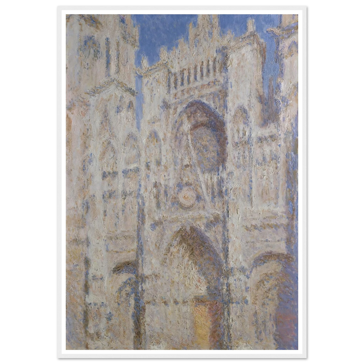Rouen Cathedral; The Portal (Sunlight) (1894) Art Print | Claude Monet-Quipham Collections