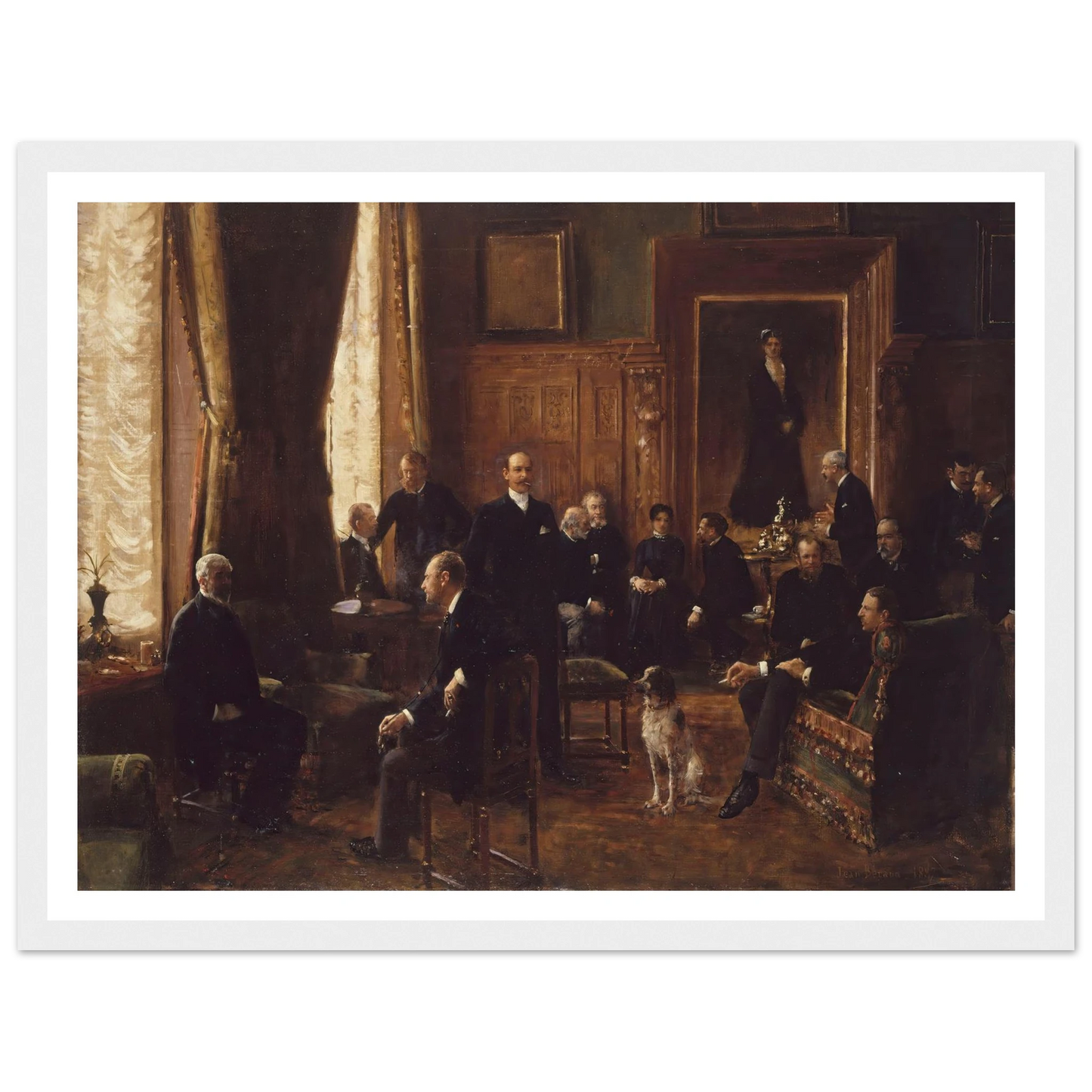 Le salon de la comtesse Potocka (1887) Art Print | Jean Beraud-Quipham Collections