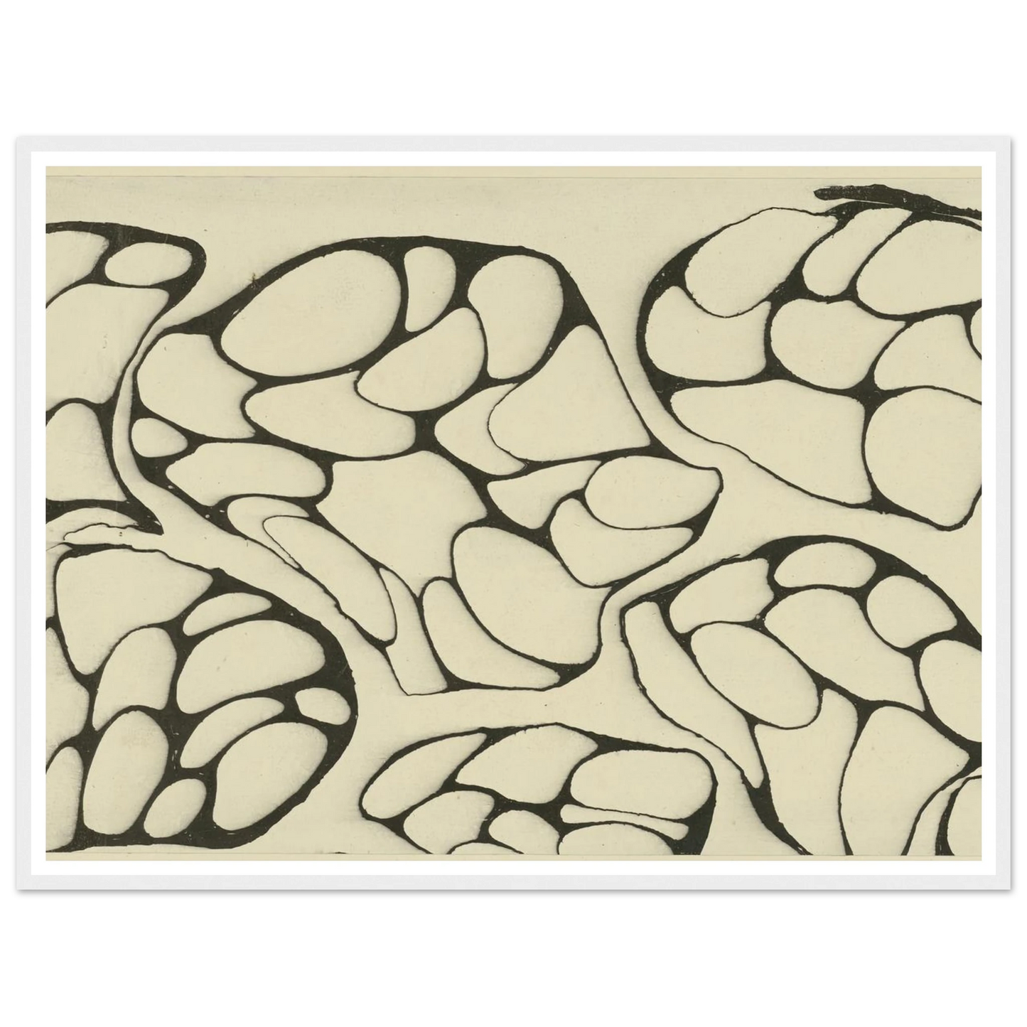 Adermarmorpapier (1903 - 1907) Art Print | Josef Hoffmann-Quipham Collections