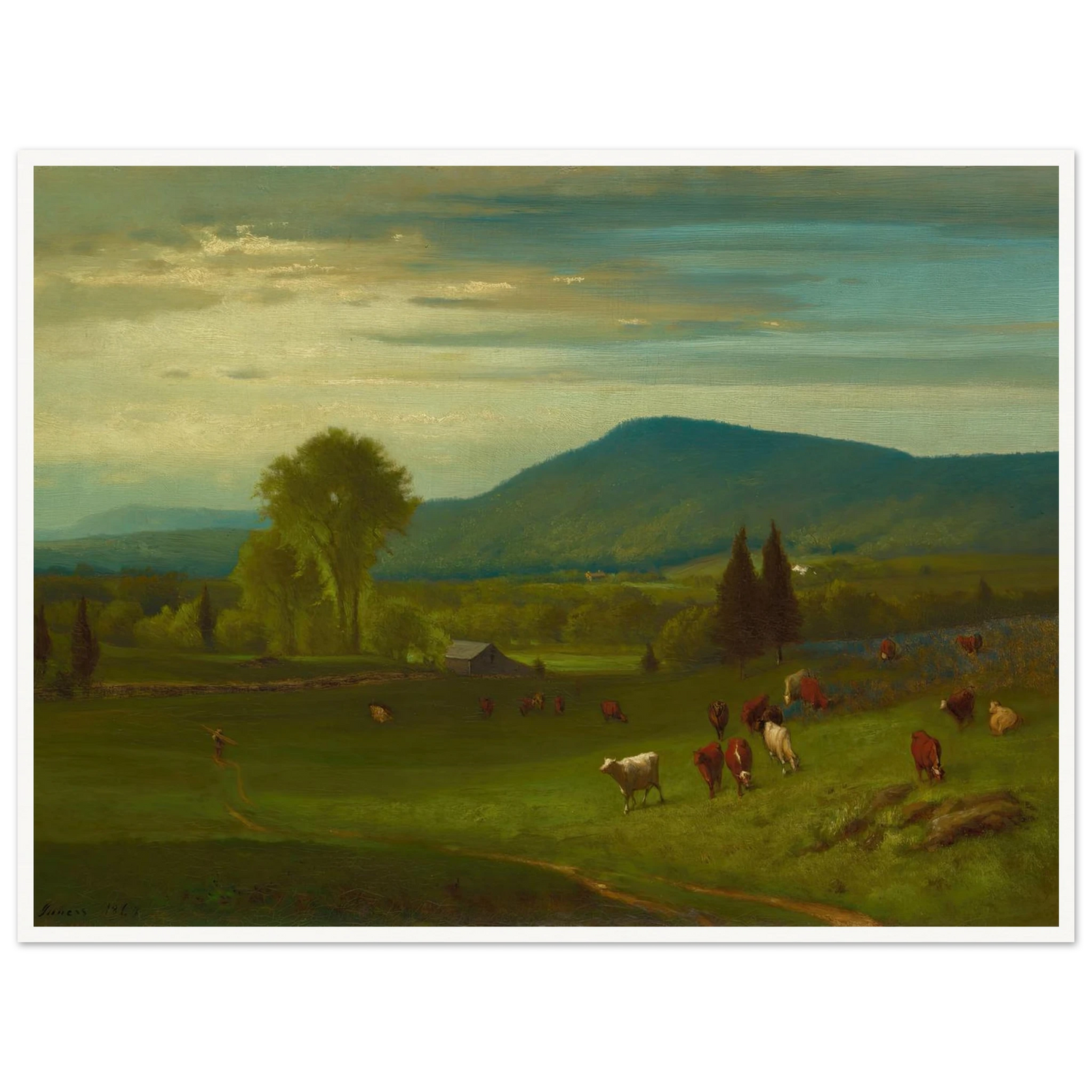 Summer in the Catskills (1867) Art Print | George Inness-Quipham Collections