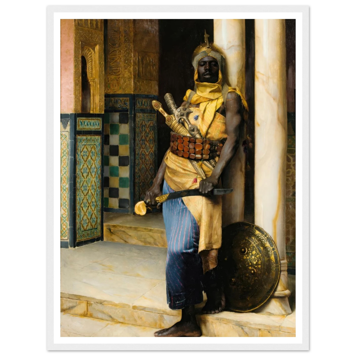 Guarding the Palace (1888) Art Print | Ludwig Deutsch-Quipham Collections