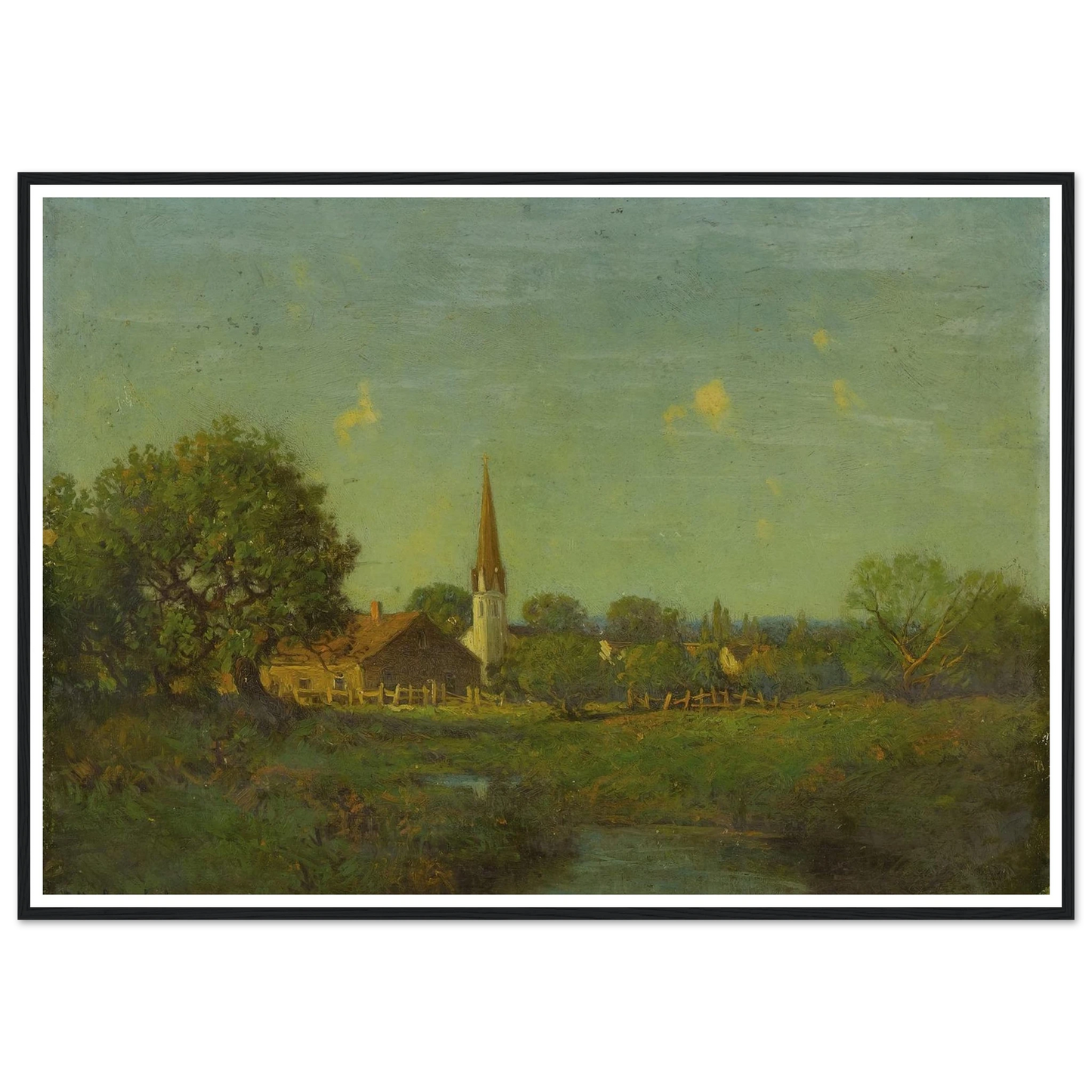 Untitled Pioneer Church Art Print | Julian Onderdonk-Quipham Collections