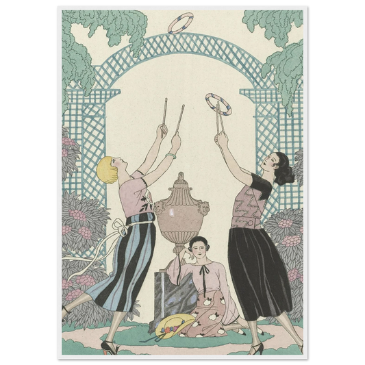 Le Jeu des Graces (1921) Art Print | George Barbier-Quipham Collections