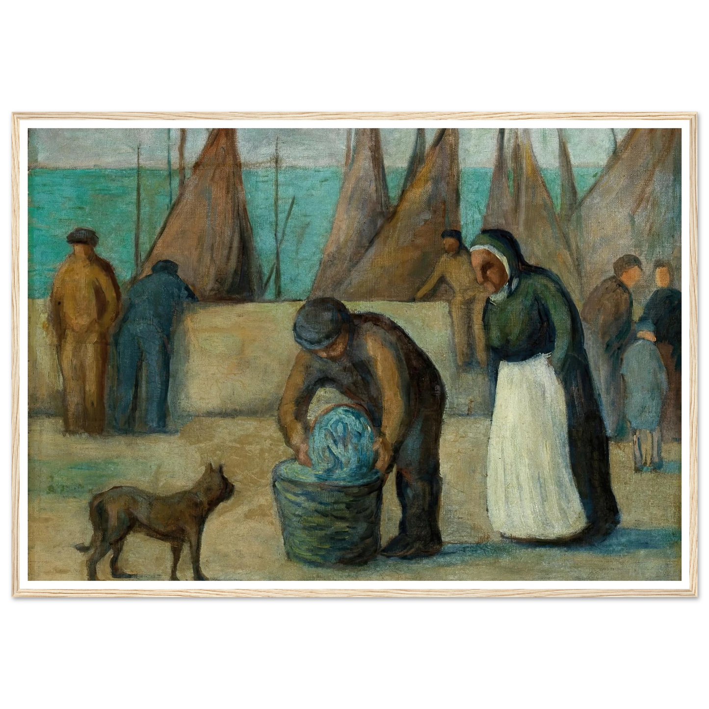 La Rentrée des Pécheurs Art Print | Maximilien Luce-Quipham Collections