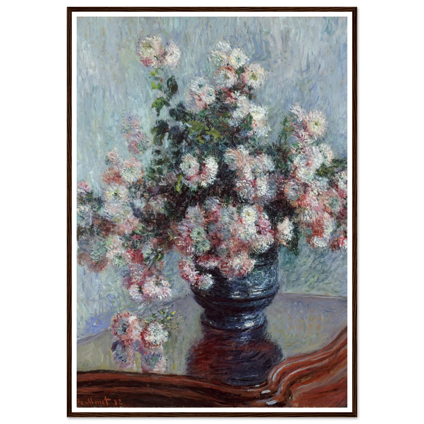Chrysanthemums (1882) Art Print | Claude Monet-Quipham Collections