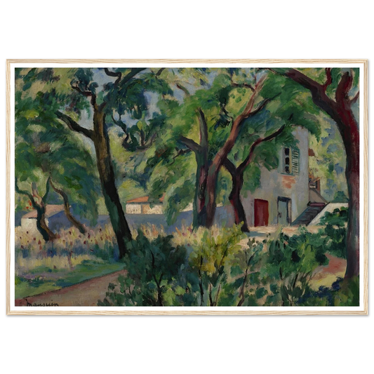 La Maison dans la forêt, Saint-Tropez (1924) Art Print | Henri Manguin-Quipham Collections