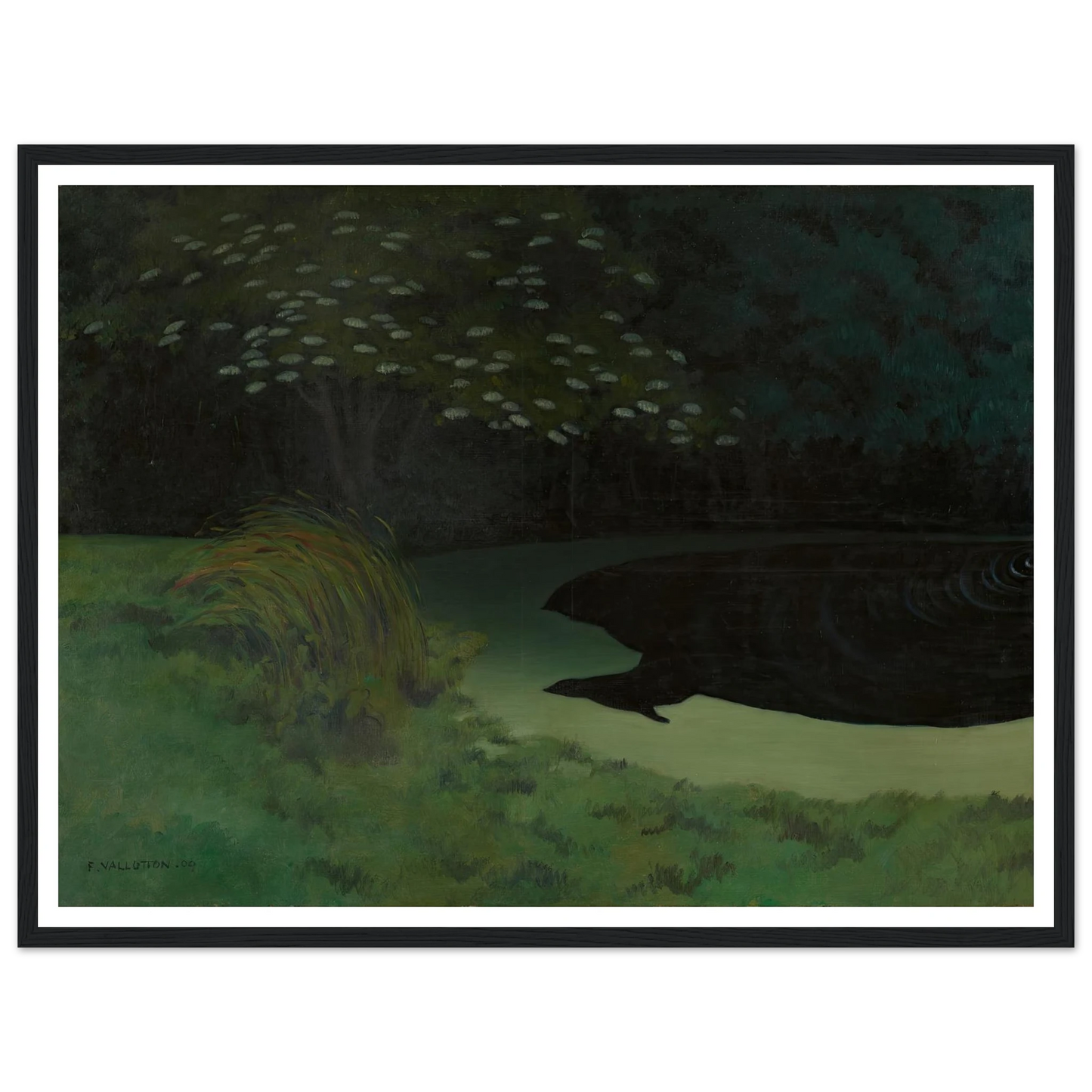 The Pond (Honfleur) (1909) Art Print | Felix Vallotton-Quipham Collections