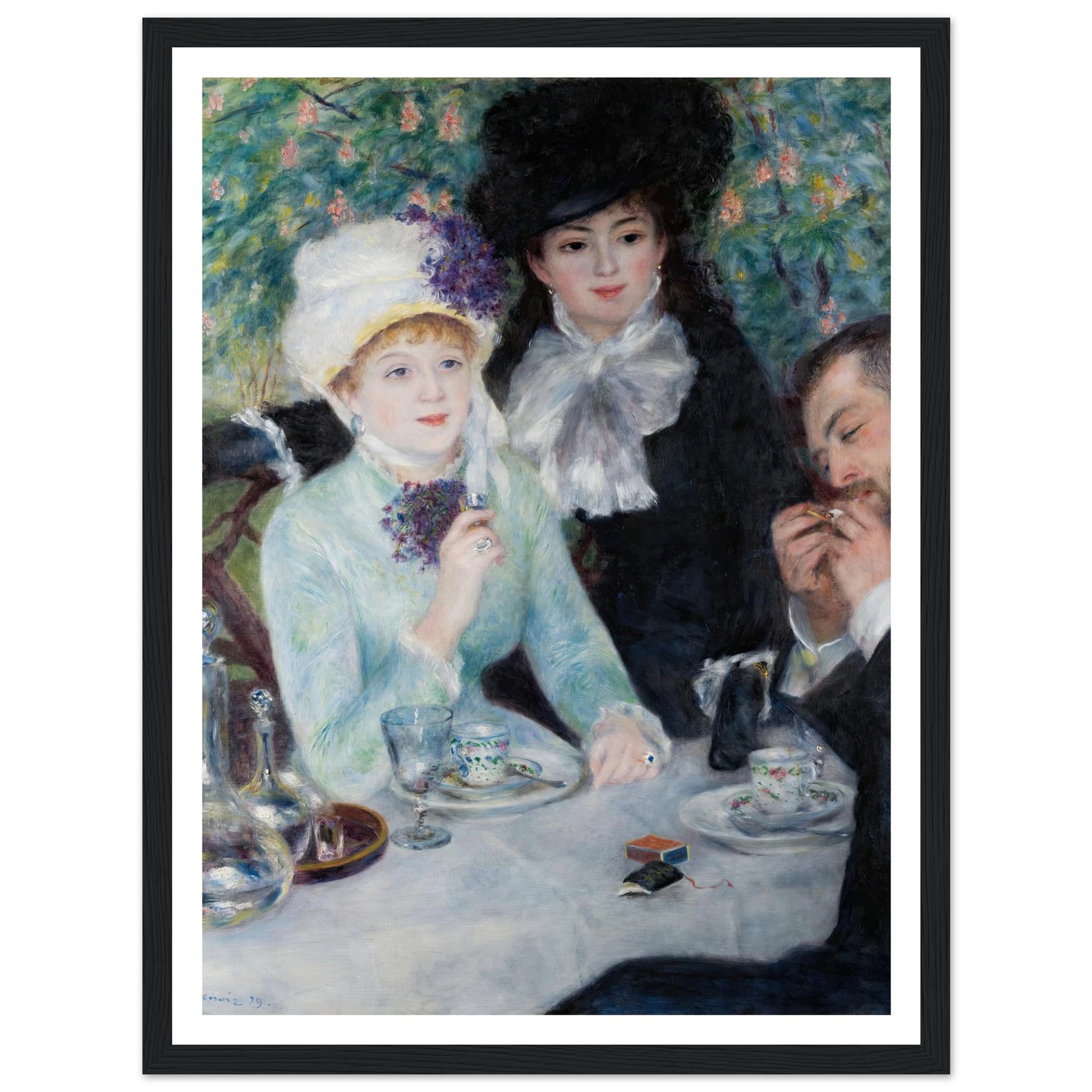 After the Luncheon (1879) Art Print | Pierre Auguste Renoir-Quipham Collections