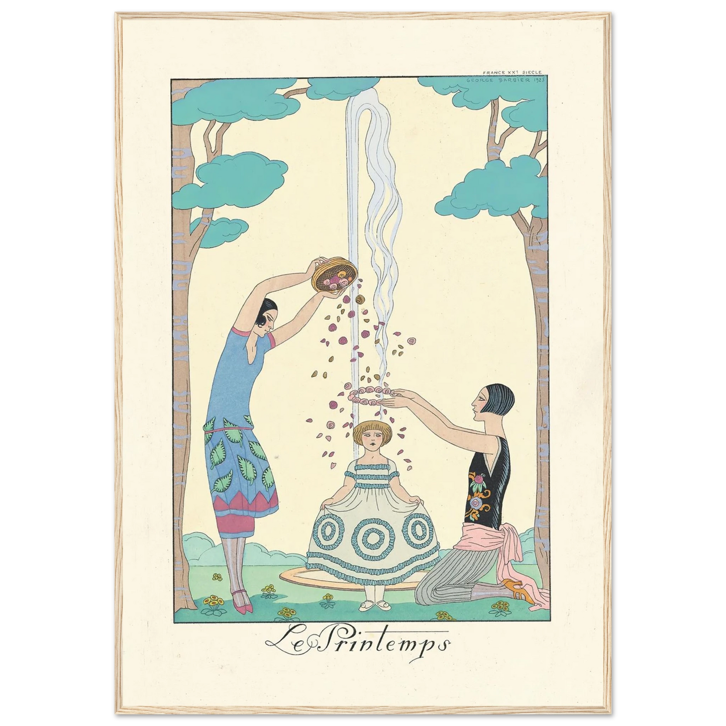 Le Printemps (Spring) (1922–1926) Art Print | George Barbier-Quipham Collections