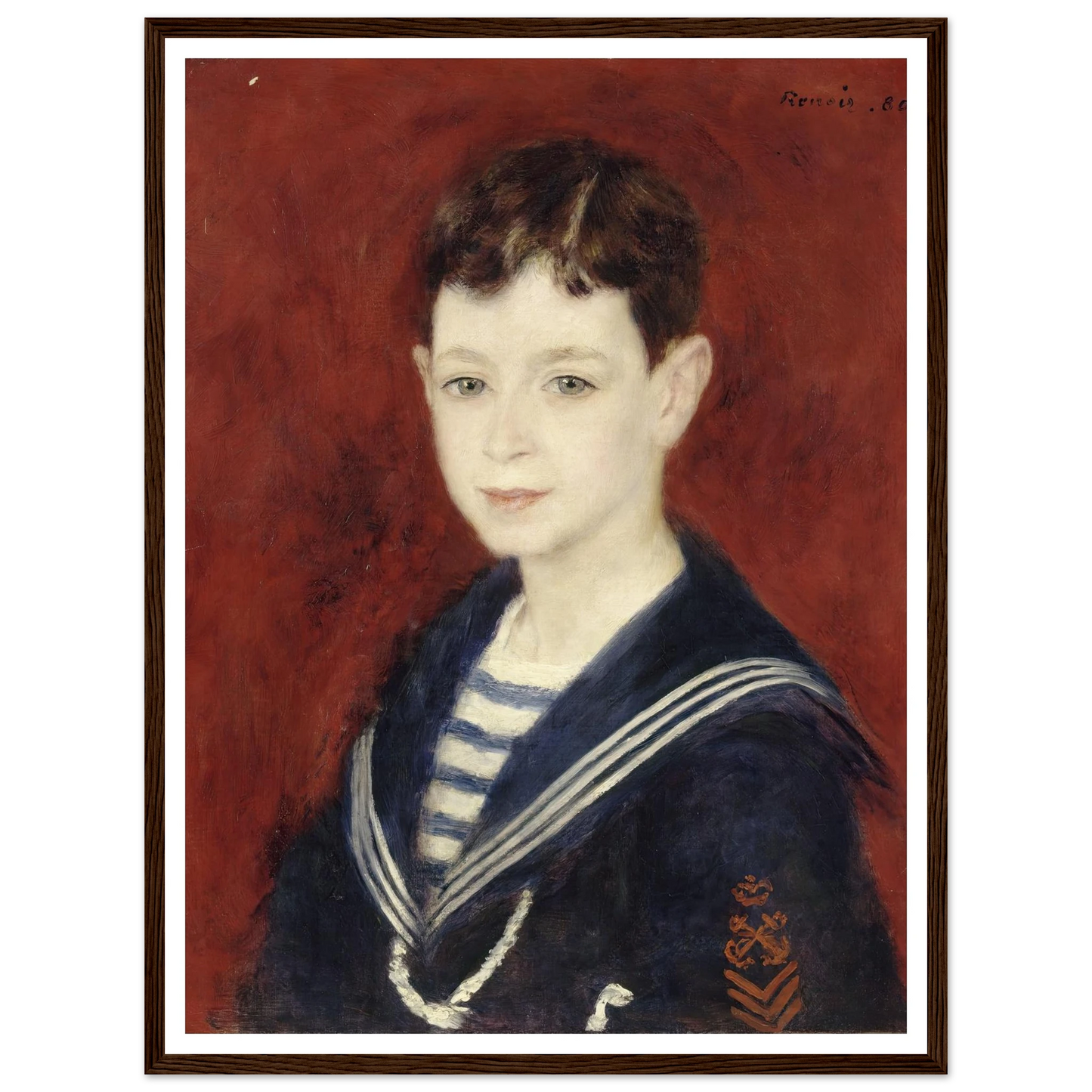 Fernand Halphen as a Boy (1880) Art Print | Pierre Auguste Renoir-Quipham Collections