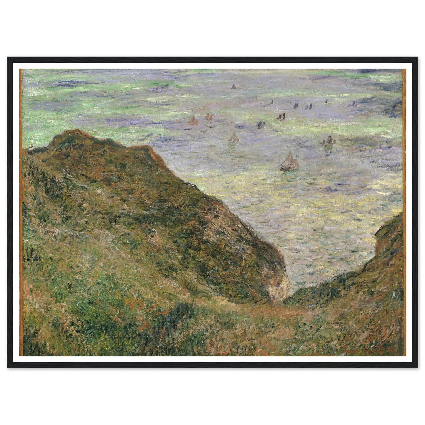 View over the Sea (1882) Art Print | Claude Monet-Quipham Collections