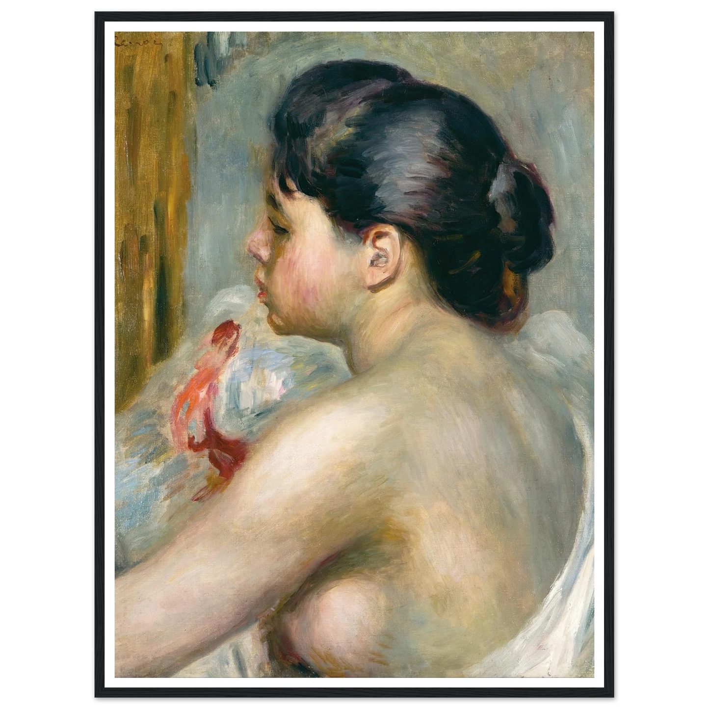 Dark-Haired Woman (1903) Art Print | Pierre Auguste Renoir-Quipham Collections