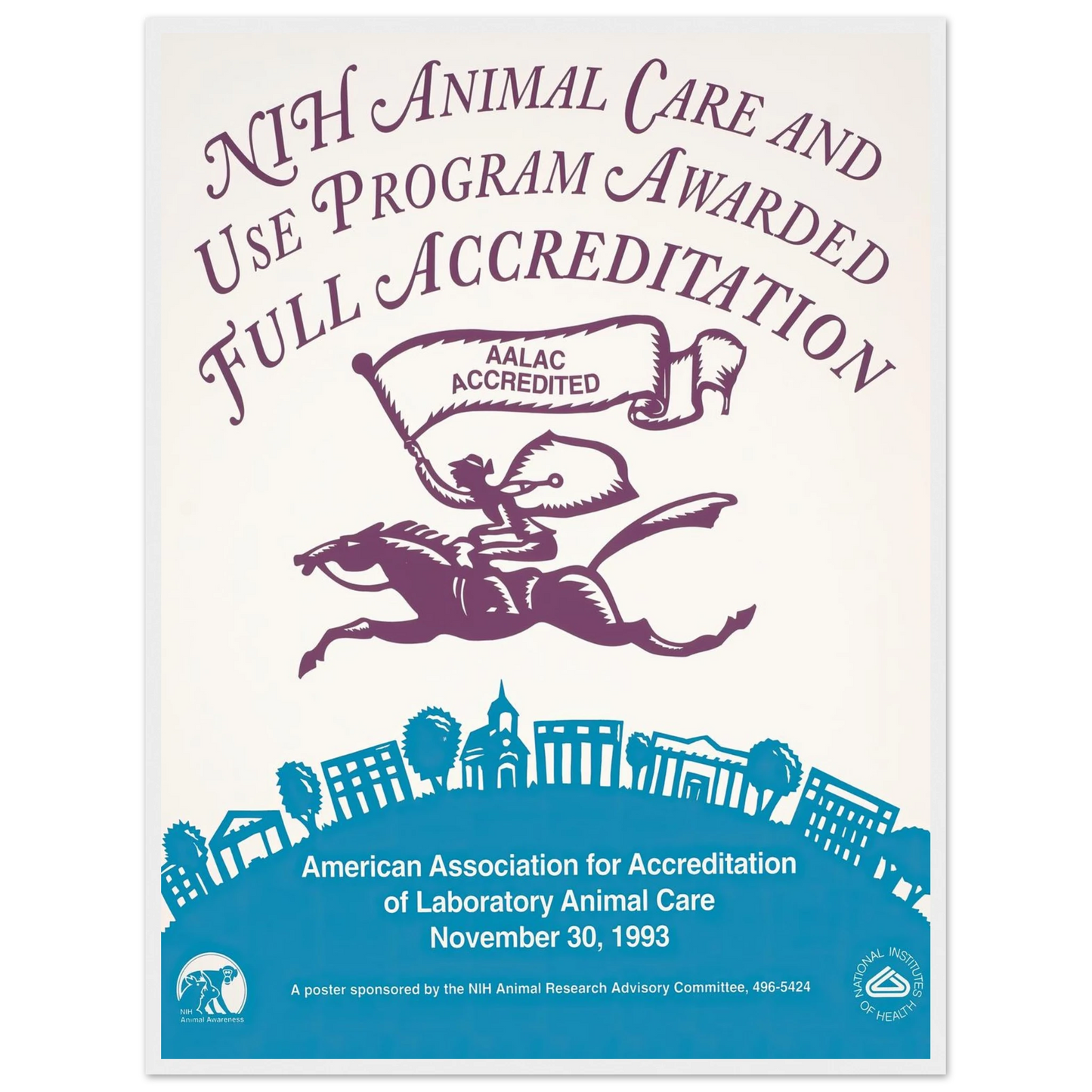 NIH Animal Care and Use Program awarded full accreditation (1993) Art Print | National Institutes of Health-Quipham Collections