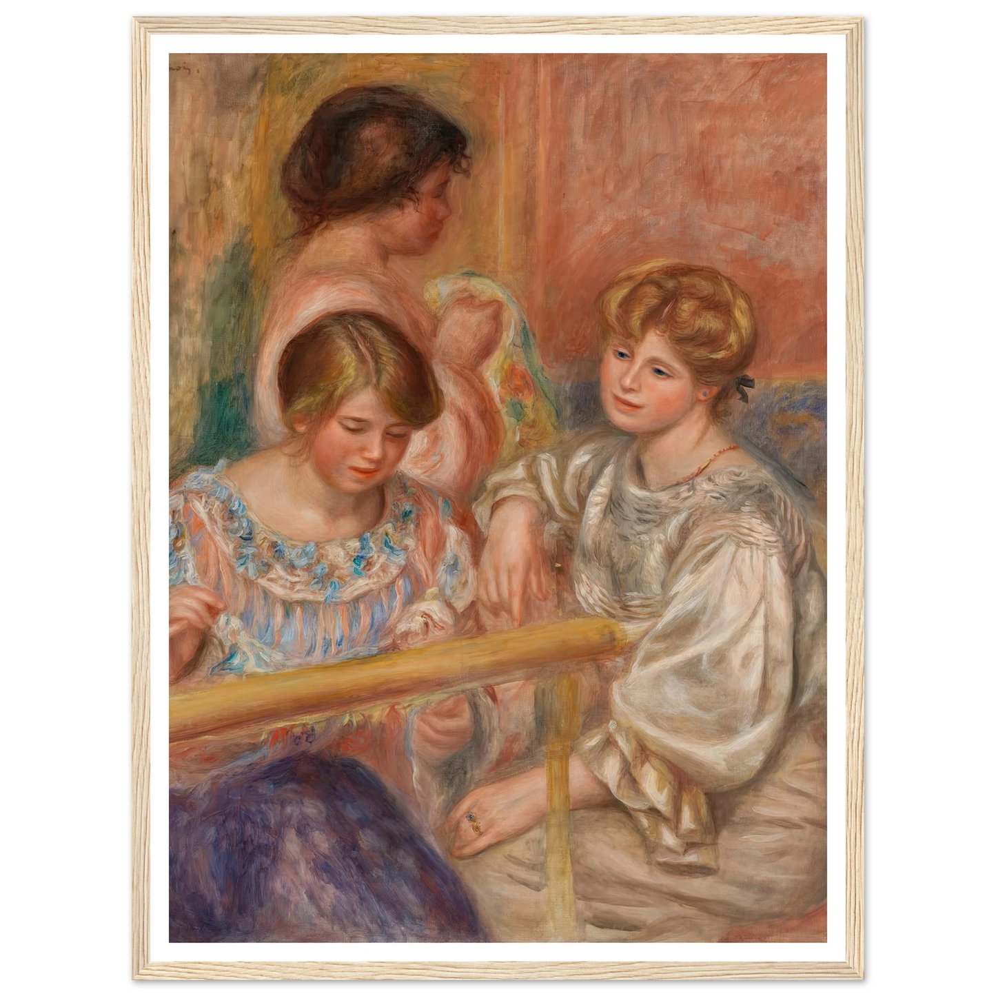Embroiderers (Les Brodeuses) (c. 1902) Art Print | Pierre Auguste Renoir-Quipham Collections