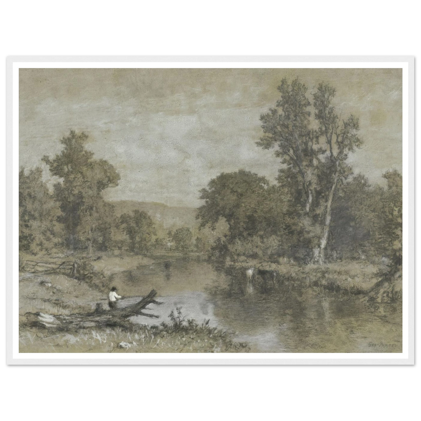 Milton, New York (ca. 1856) Art Print | George Inness-Quipham Collections