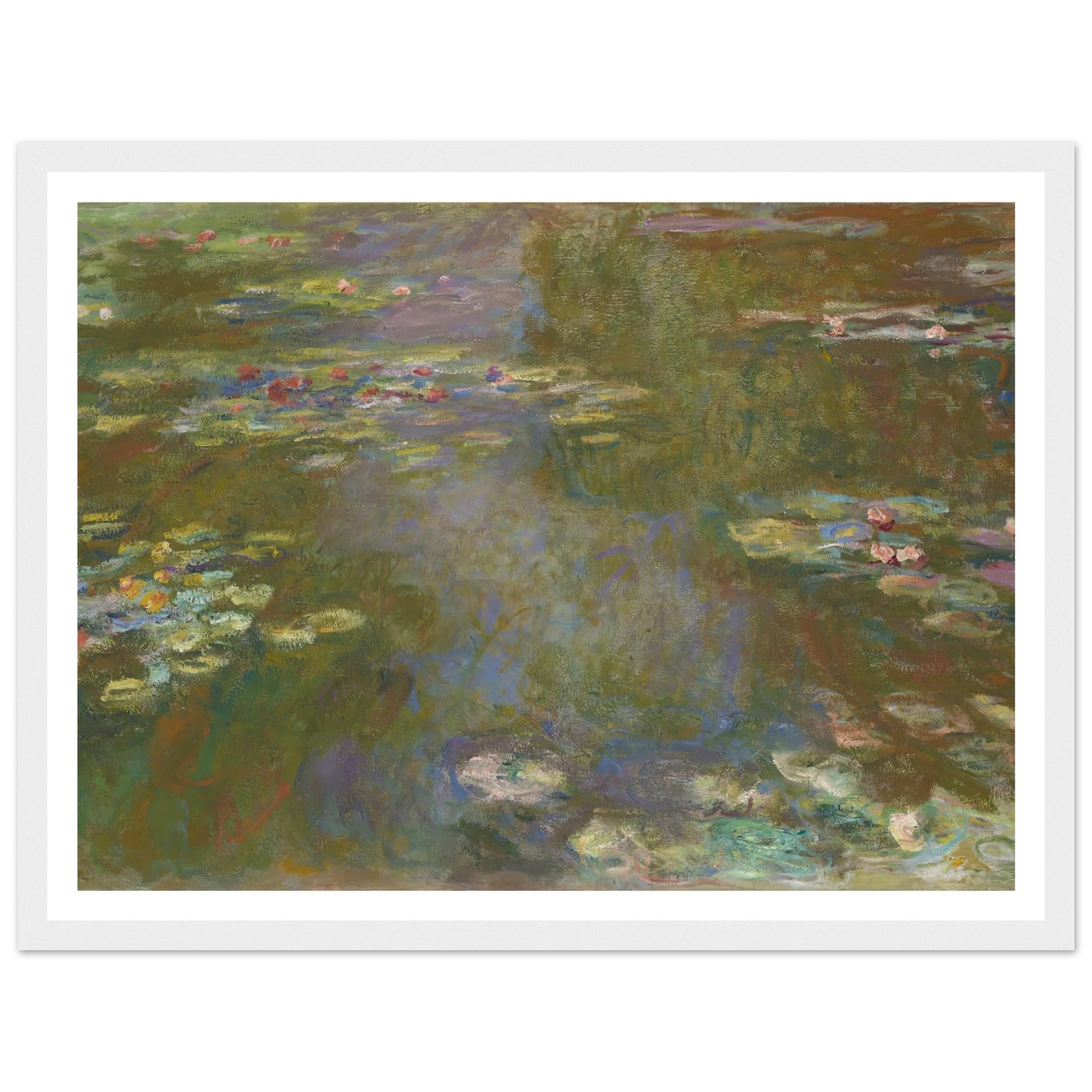 Water Lily Pond (1917-19) Art Print | Claude Monet-Quipham Collections