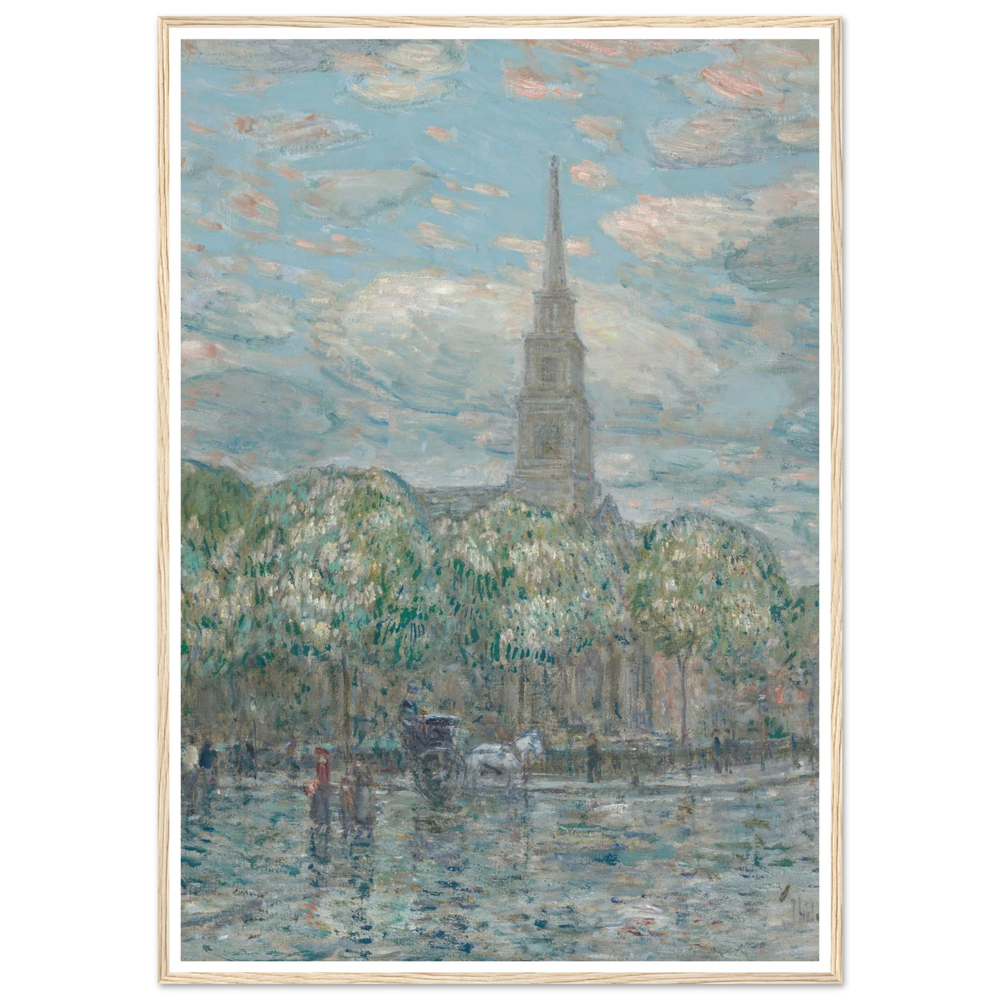 St. Mark’s in the Bowery (1910) Art Print | Childe Hassam-Quipham Collections