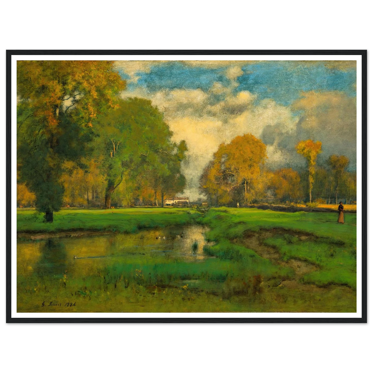 October (1882) Art Print | George Inness-Quipham Collections