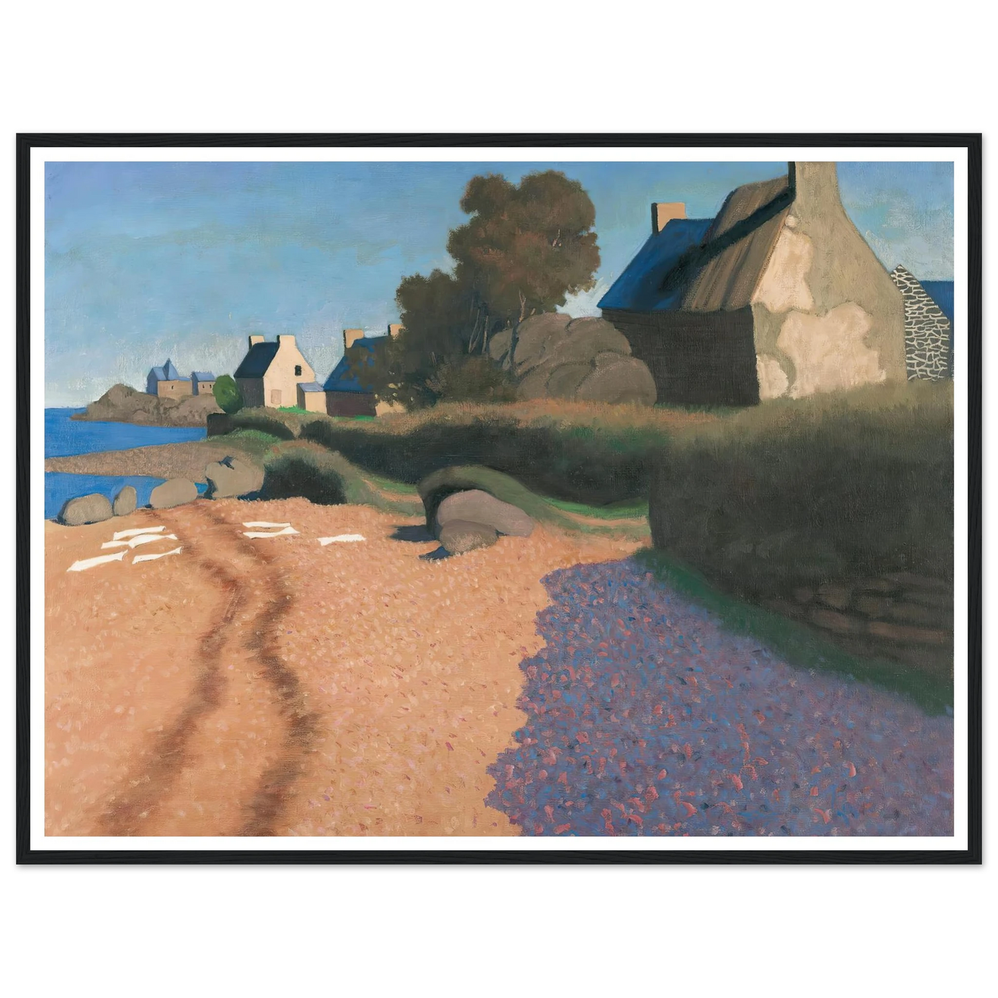 Landscape At Loguivy (1923) Art Print | Felix Vallotton-Quipham Collections
