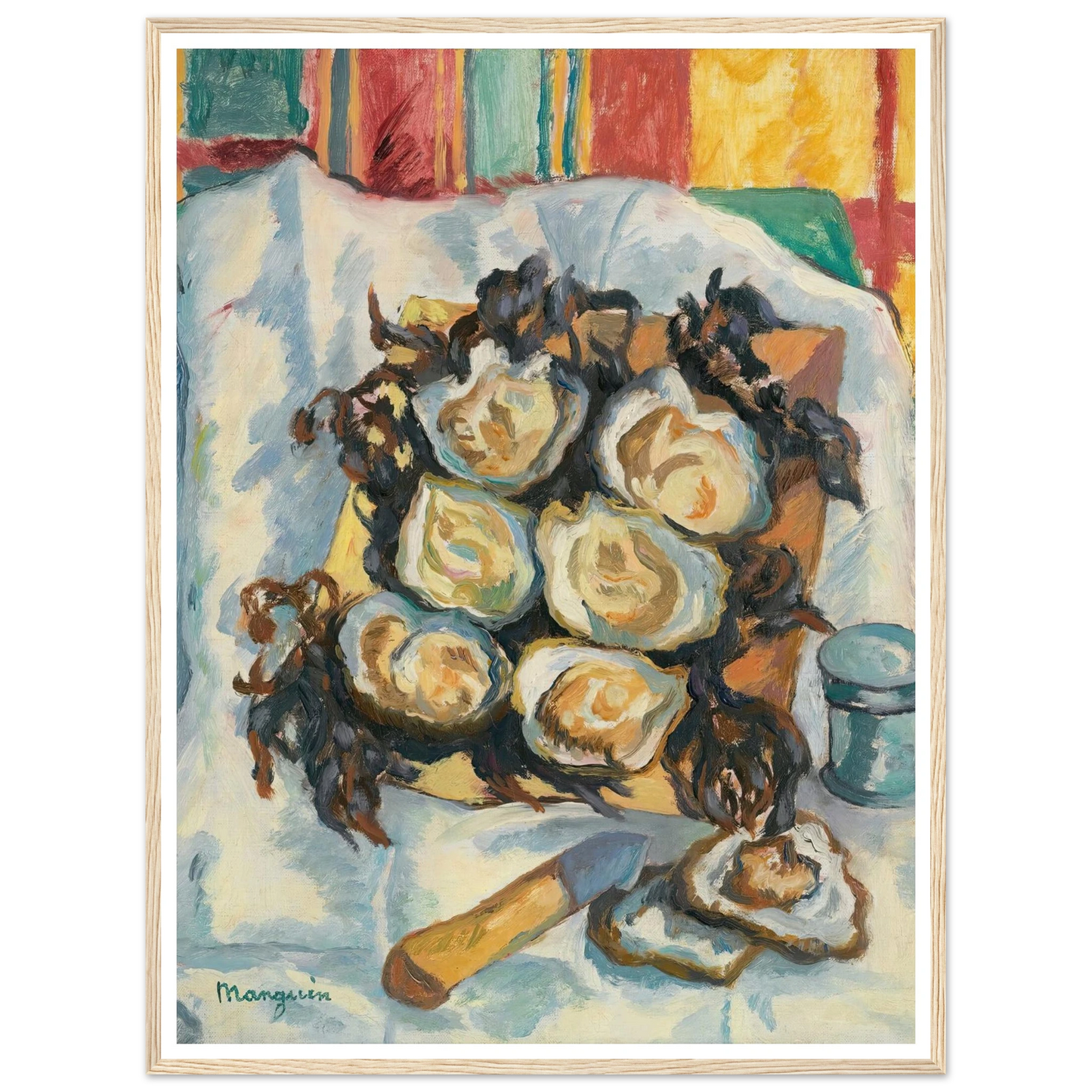 Les Huîtres De Belon Art Print | Henri Manguin-Quipham Collections
