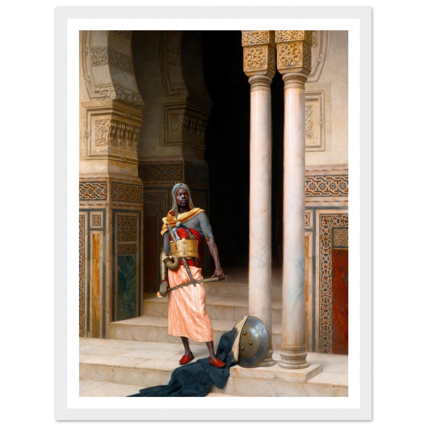 A Nubian Guard (1895) Art Print | Ludwig Deutsch-Quipham Collections