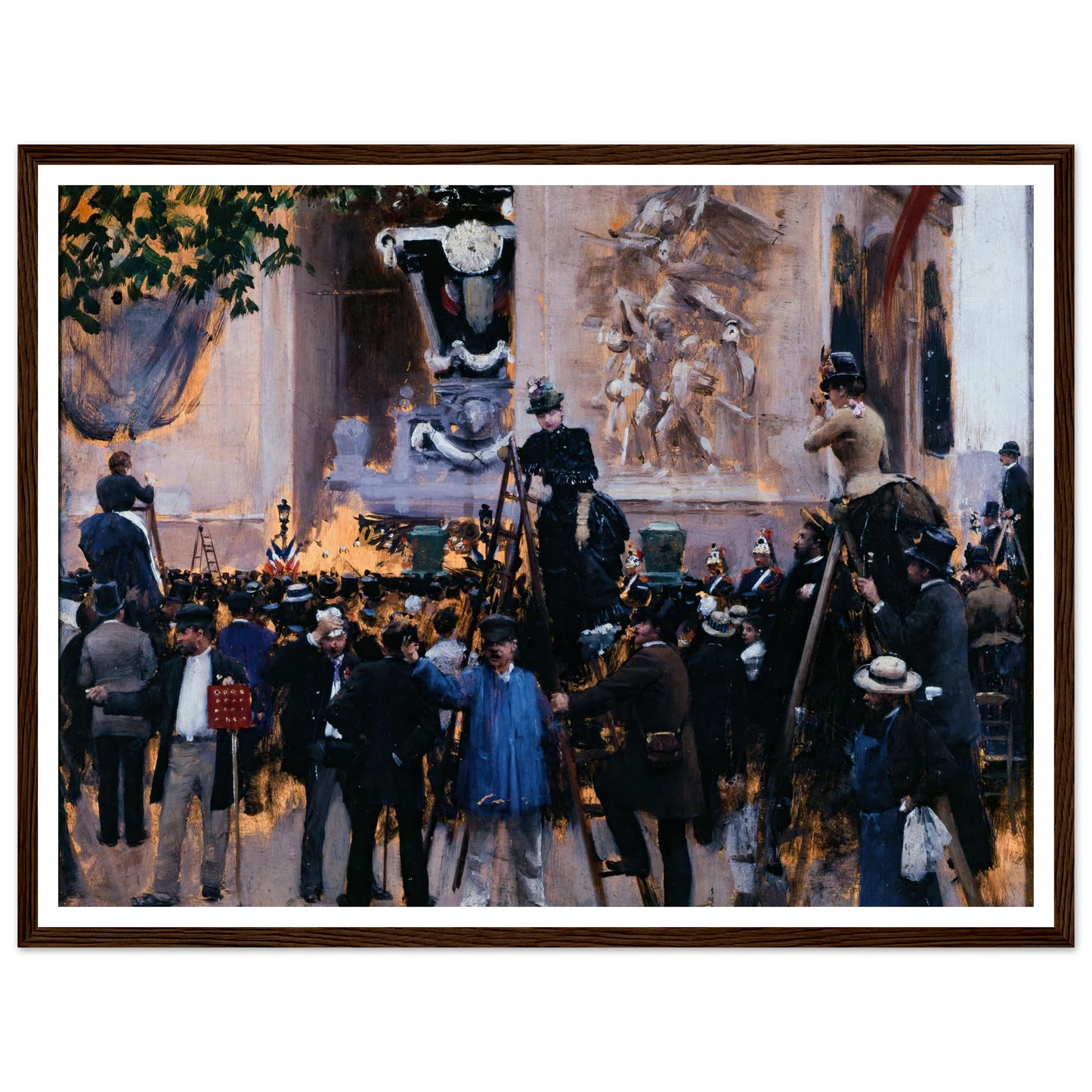 Les funérailles de Victor Hugo, place de l’Étoile (1er juin 1885) (1885) Art Print | Jean Beraud-Quipham Collections