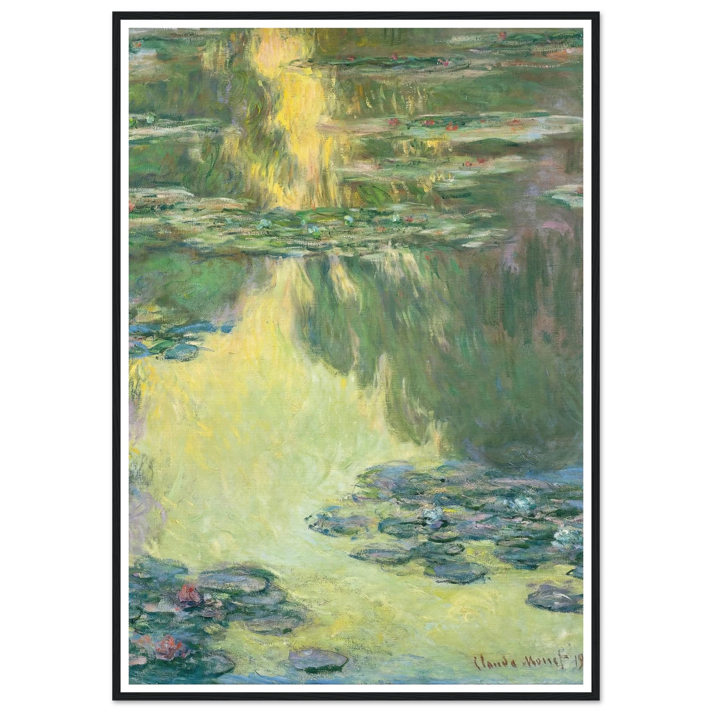 Waterlilies (1907) Art Print | Claude Monet-Quipham Collections
