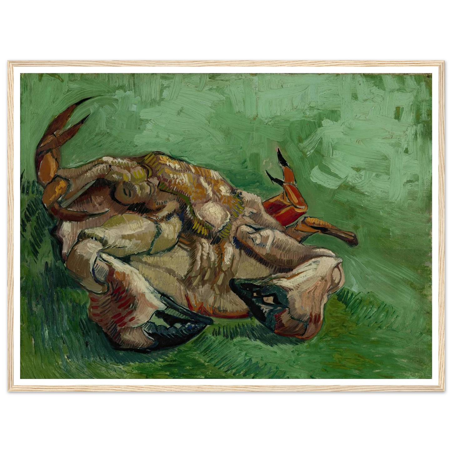A crab on its back (1888) Art Print | Vincent van Gogh-Quipham Collections