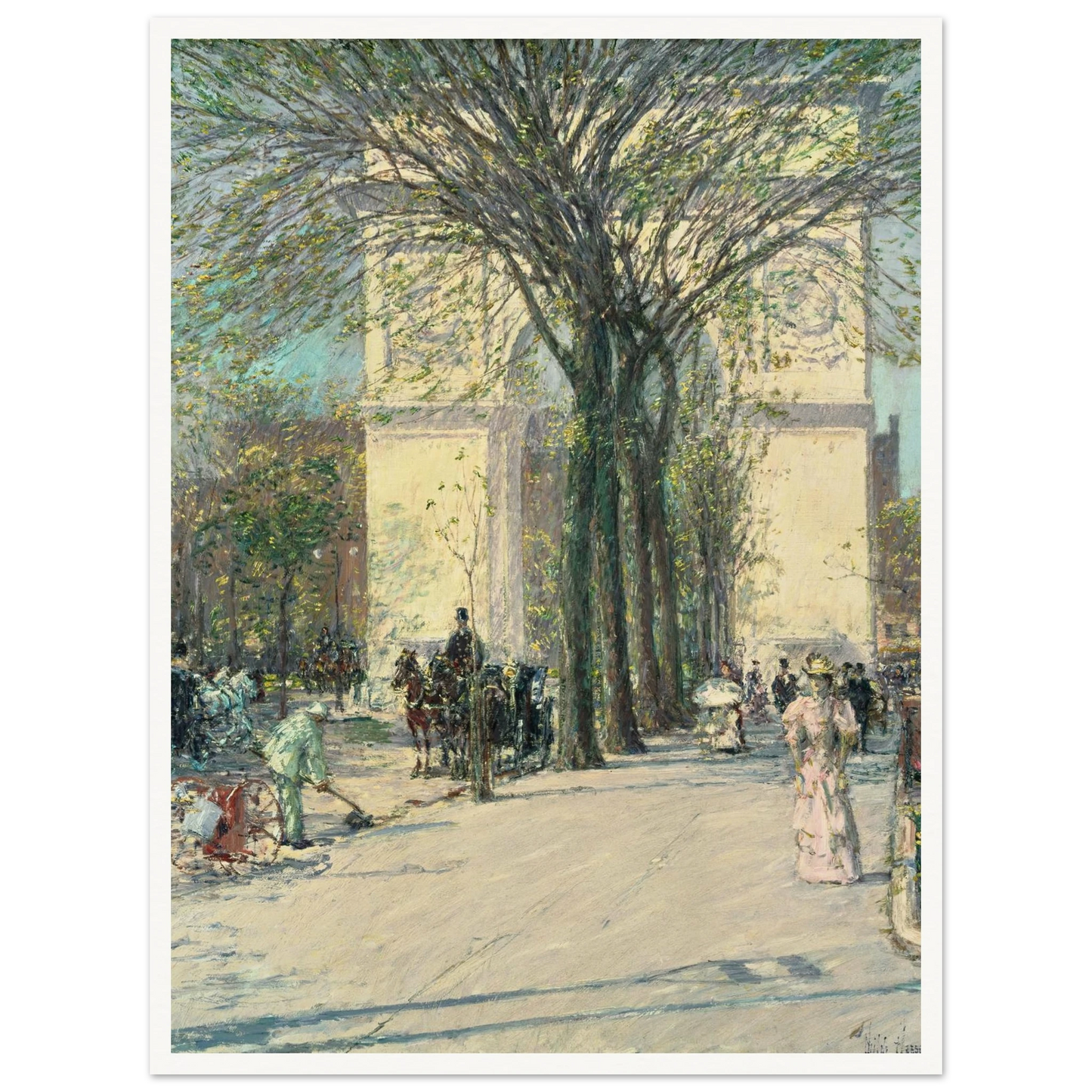 Washington Arch, Spring Art Print | Childe Hassam-Quipham Collections