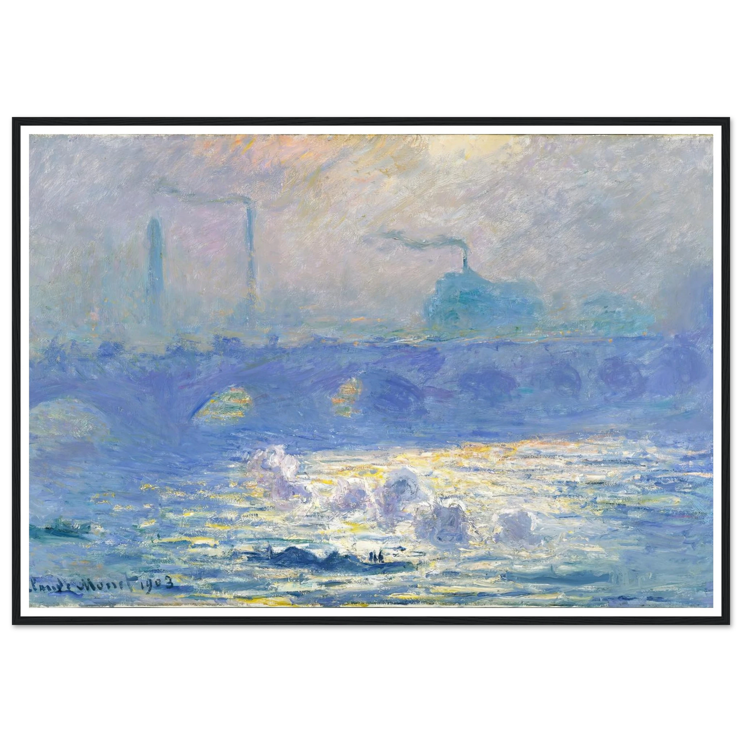 Waterloo Bridge (1903) Art Print | Claude Monet-Quipham Collections