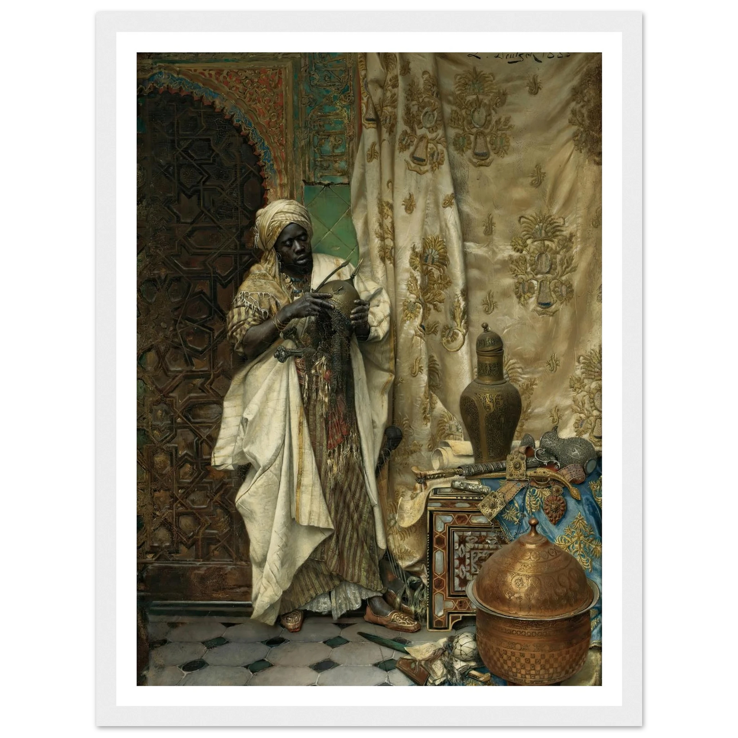 The Inspection (1883) Art Print | Ludwig Deutsch-Quipham Collections