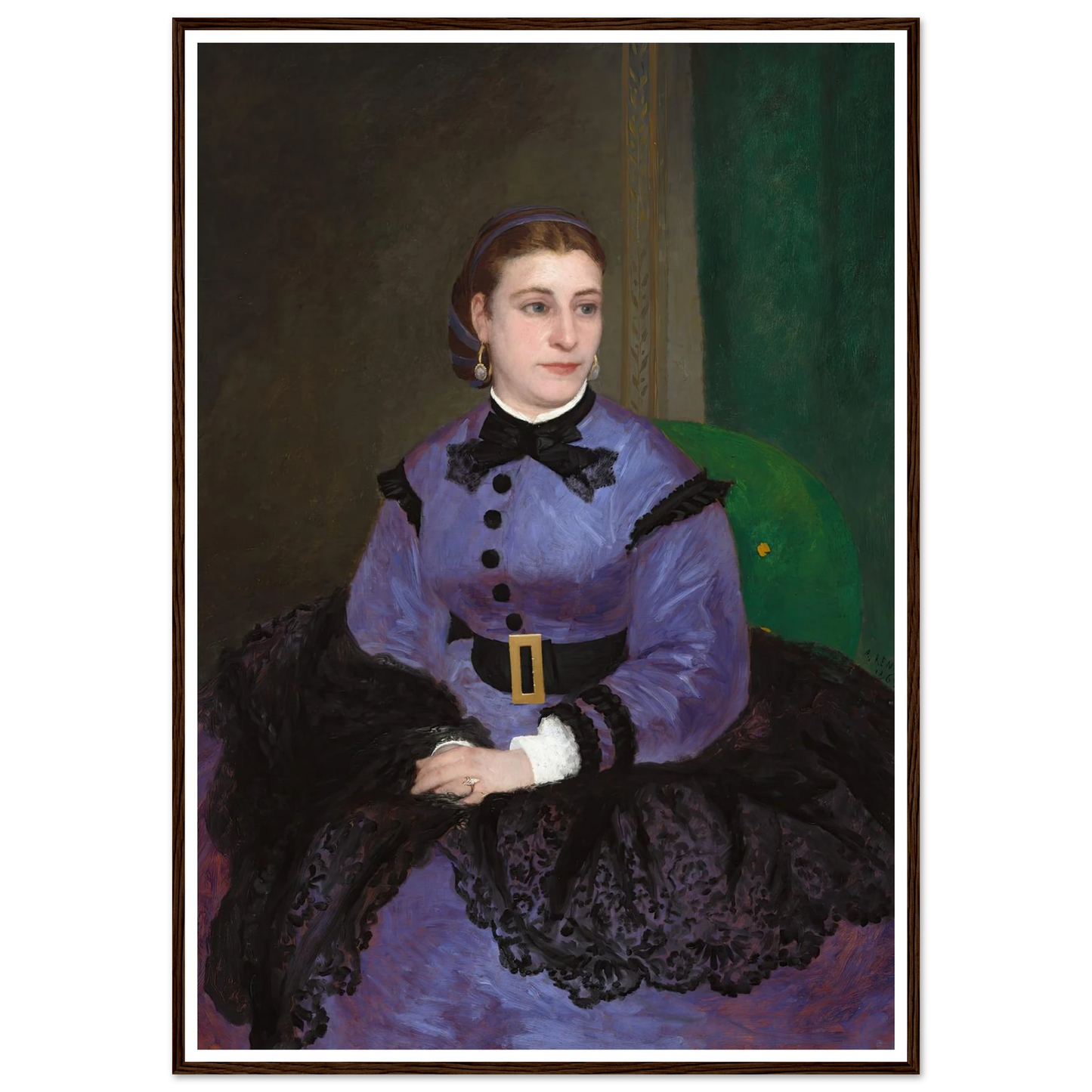 Mademoiselle Sicot (1865) Art Print | Pierre Auguste Renoir-Quipham Collections