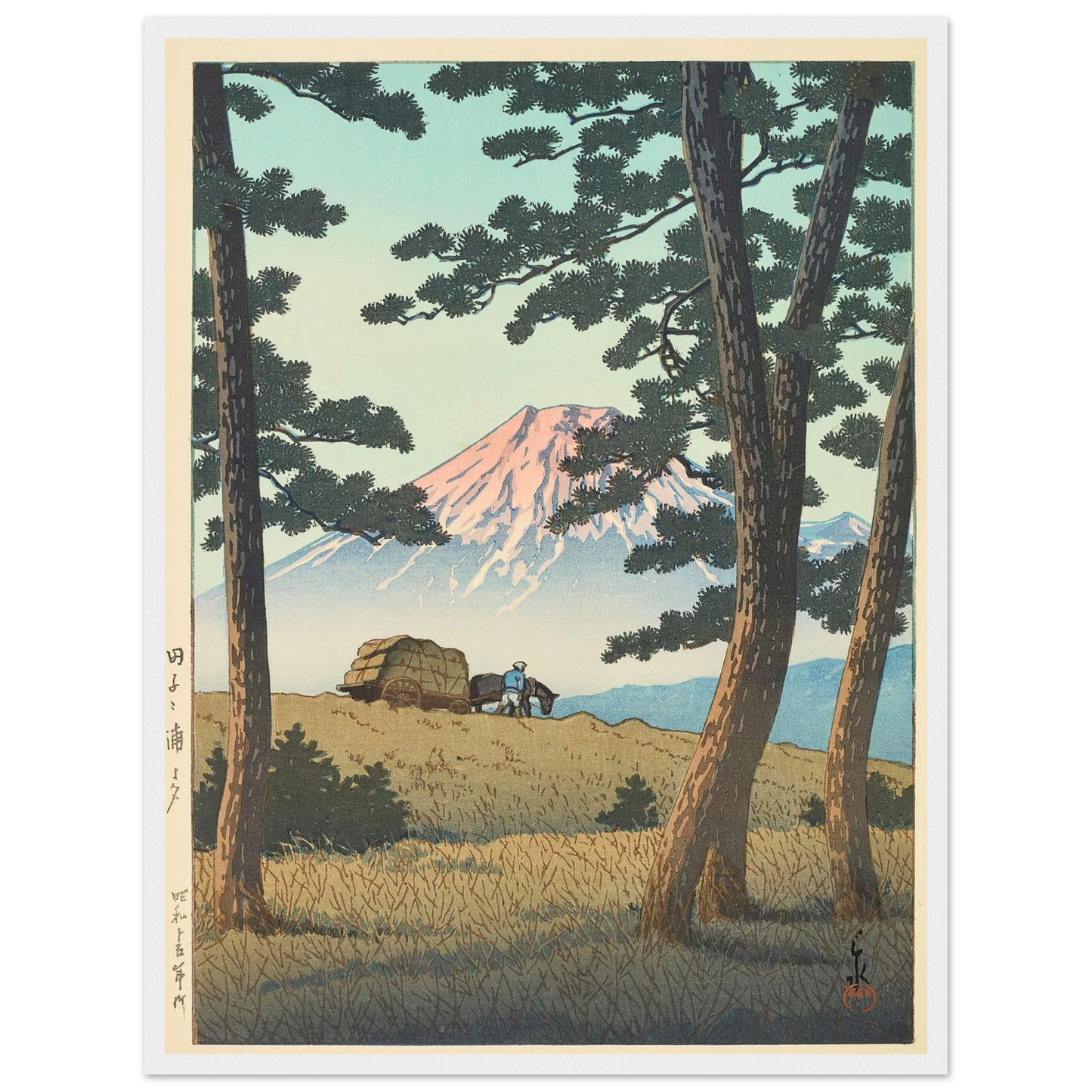 Tago no ura no yube (Evening at Tago Bay) (1940) Art Print | Kawase Hasui-Quipham Collections