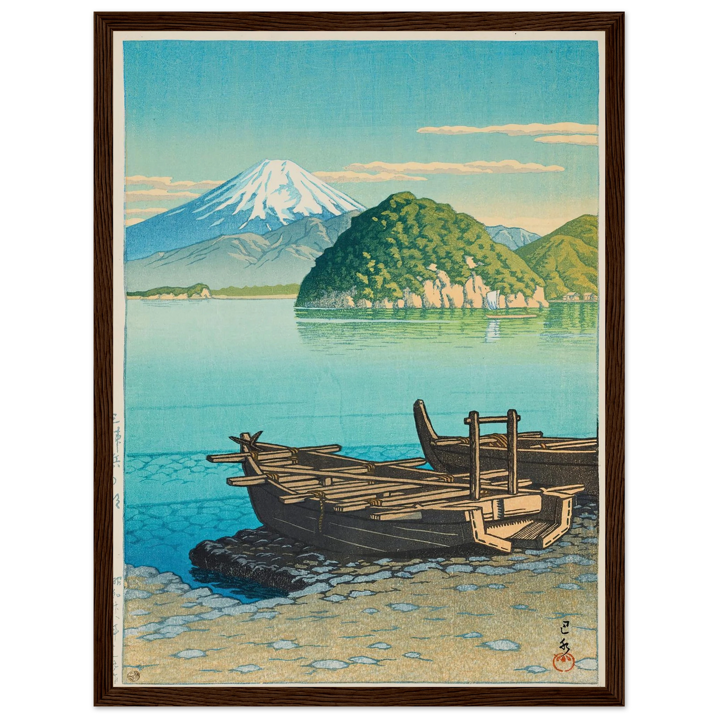 Mitohama no asa (Morning at Mitohama) (1953) Art Print | Kawase Hasui-Quipham Collections