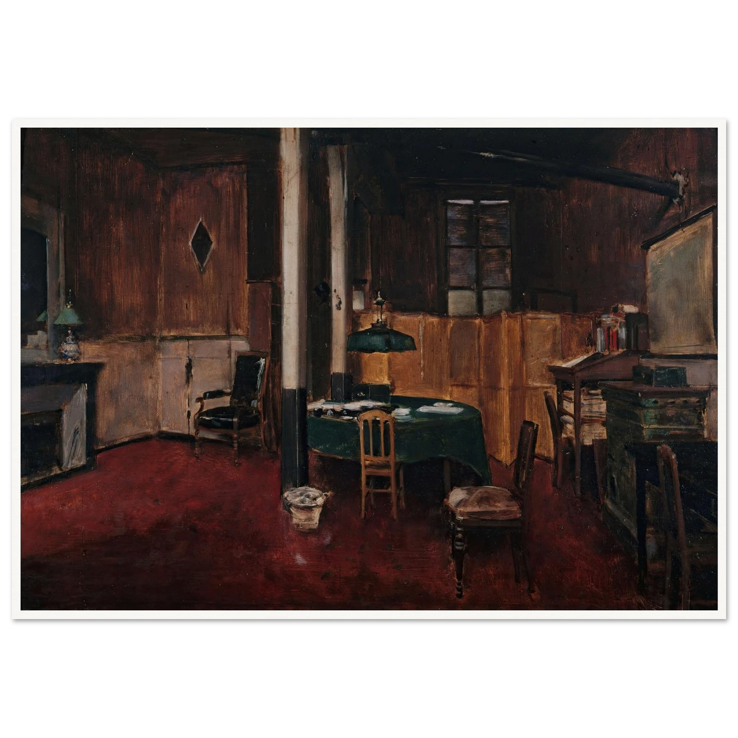 La salle de rédaction du Journal des débats (1889) Art Print | Jean Beraud-Quipham Collections