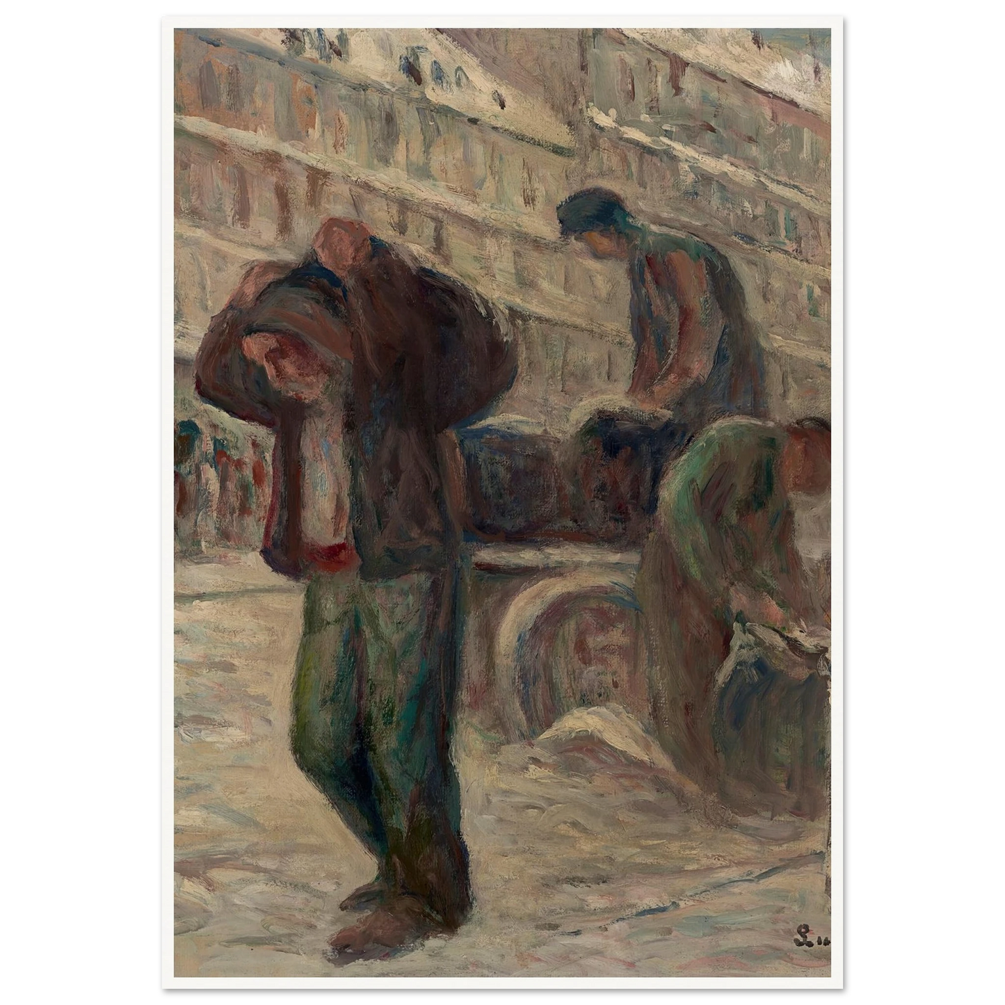 Le Bougnat (1937) Art Print | Maximilien Luce-Quipham Collections