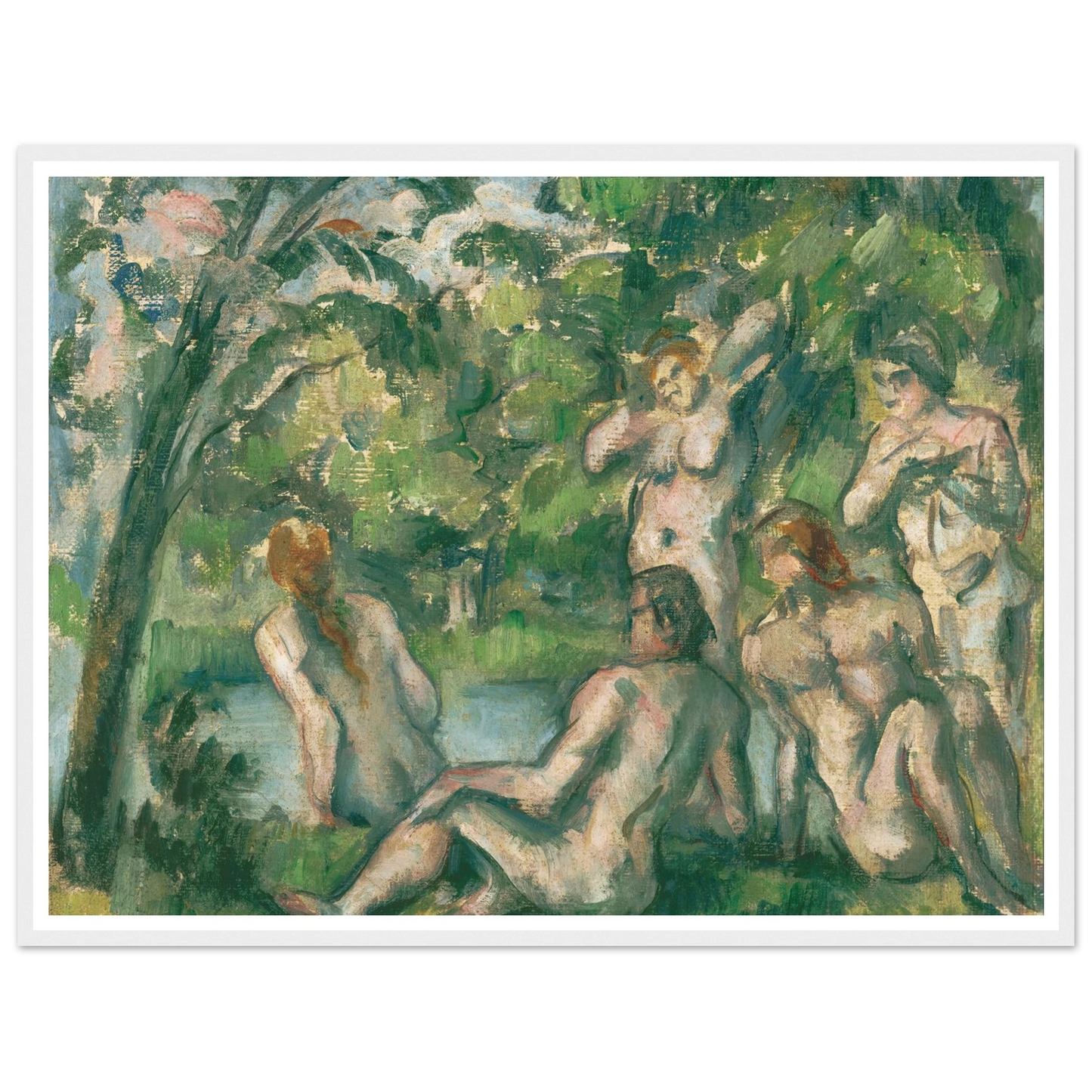 Bathers 2 Art Print | Paul Cezanne-Quipham Collections