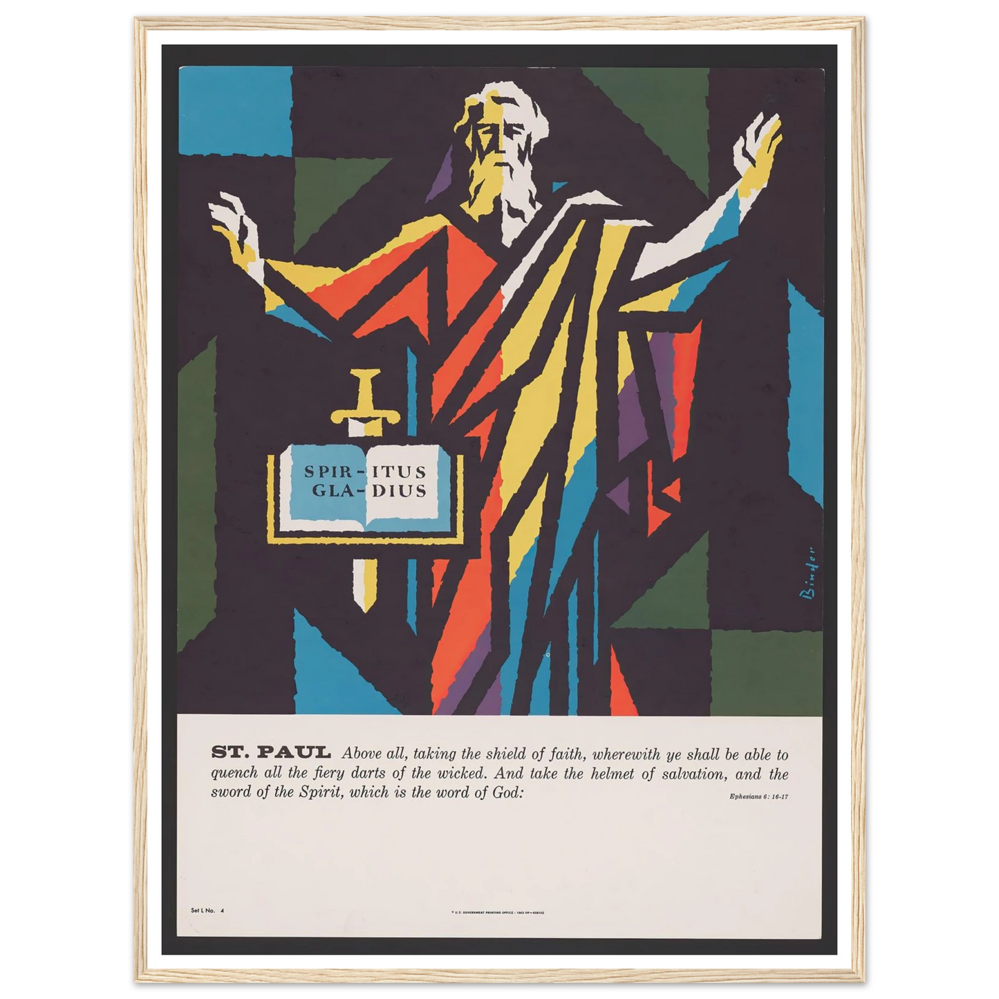 St. Paul (1962) Art Print | Joseph Binder-Quipham Collections