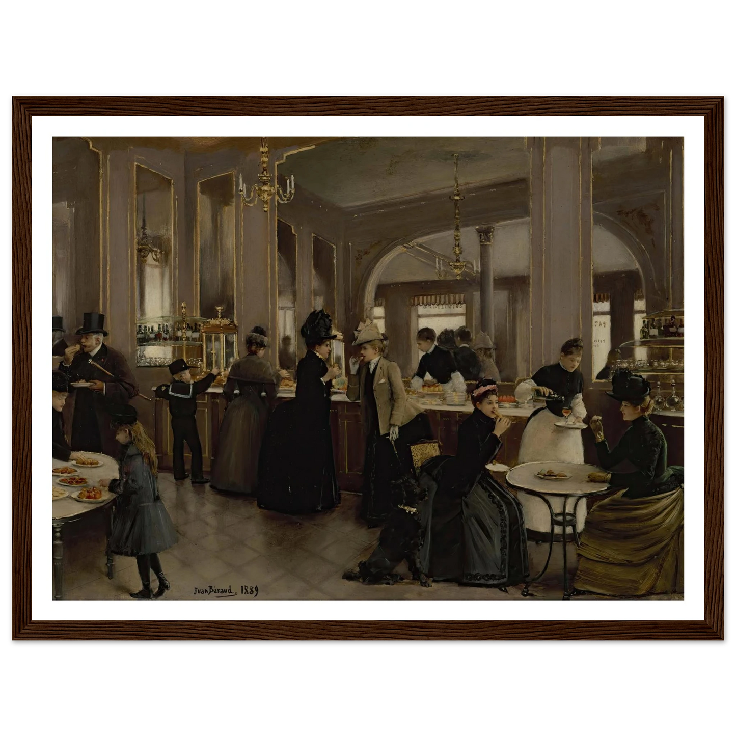 La pâtisserie Gloppe (1889) Art Print | Jean Beraud-Quipham Collections