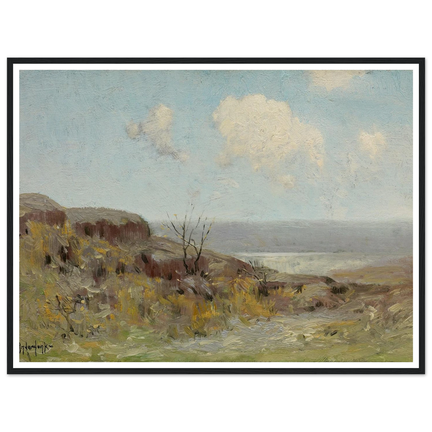 Rocky hillside quiet pool (1908) Art Print | Julian Onderdonk-Quipham Collections