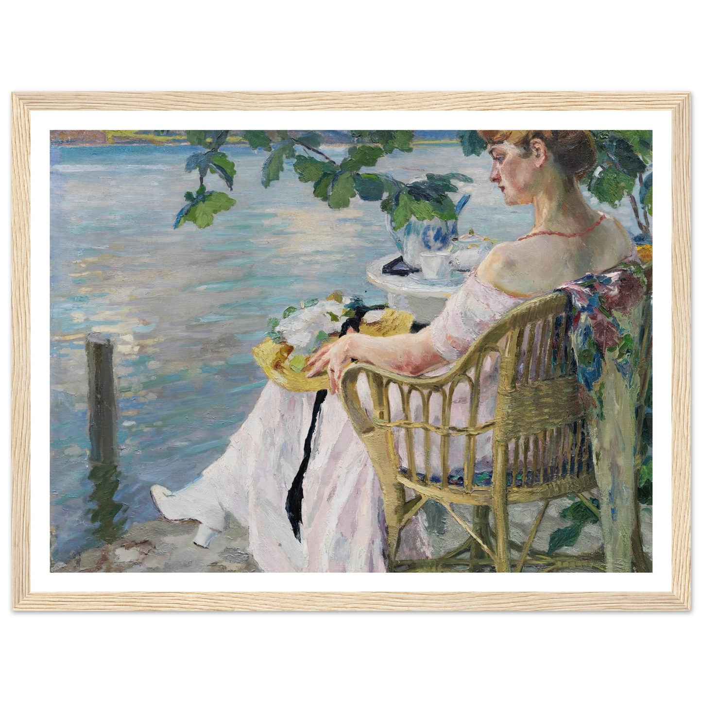 Summer evening (1916) Art Print | Edward Cucue-Quipham Collections