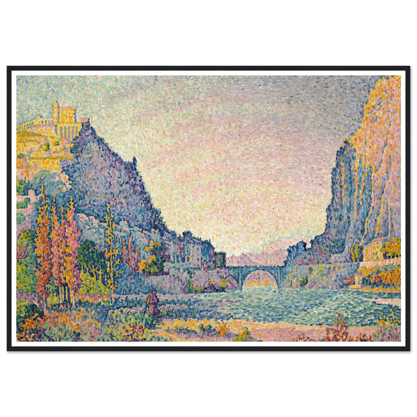 Sisteron (1902) Art Print | Paul Signac-Quipham Collections