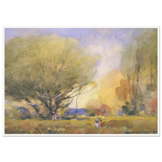 Summer Scene (ca. 1920) Art Print | William Henry Holmes-Quipham Collections